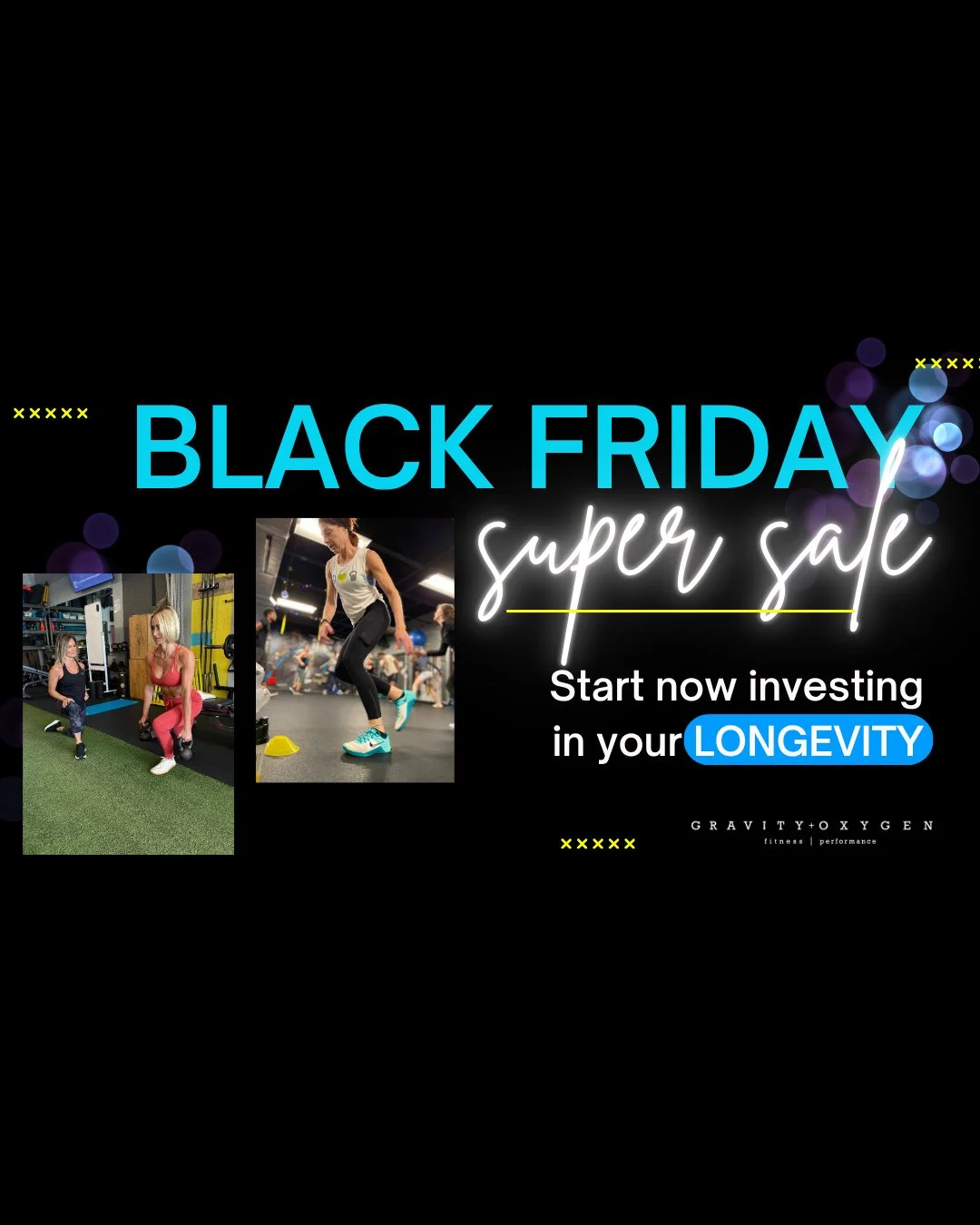 💥 Black Friday Super Sale Alert! 💥 ⁠
⁠
This is your chance to invest in your health and longevity! Our exclusive offers are designed to help you kickstart your fitness journey with the best facilities and support in Boca. Don&rsquo;t wait another m