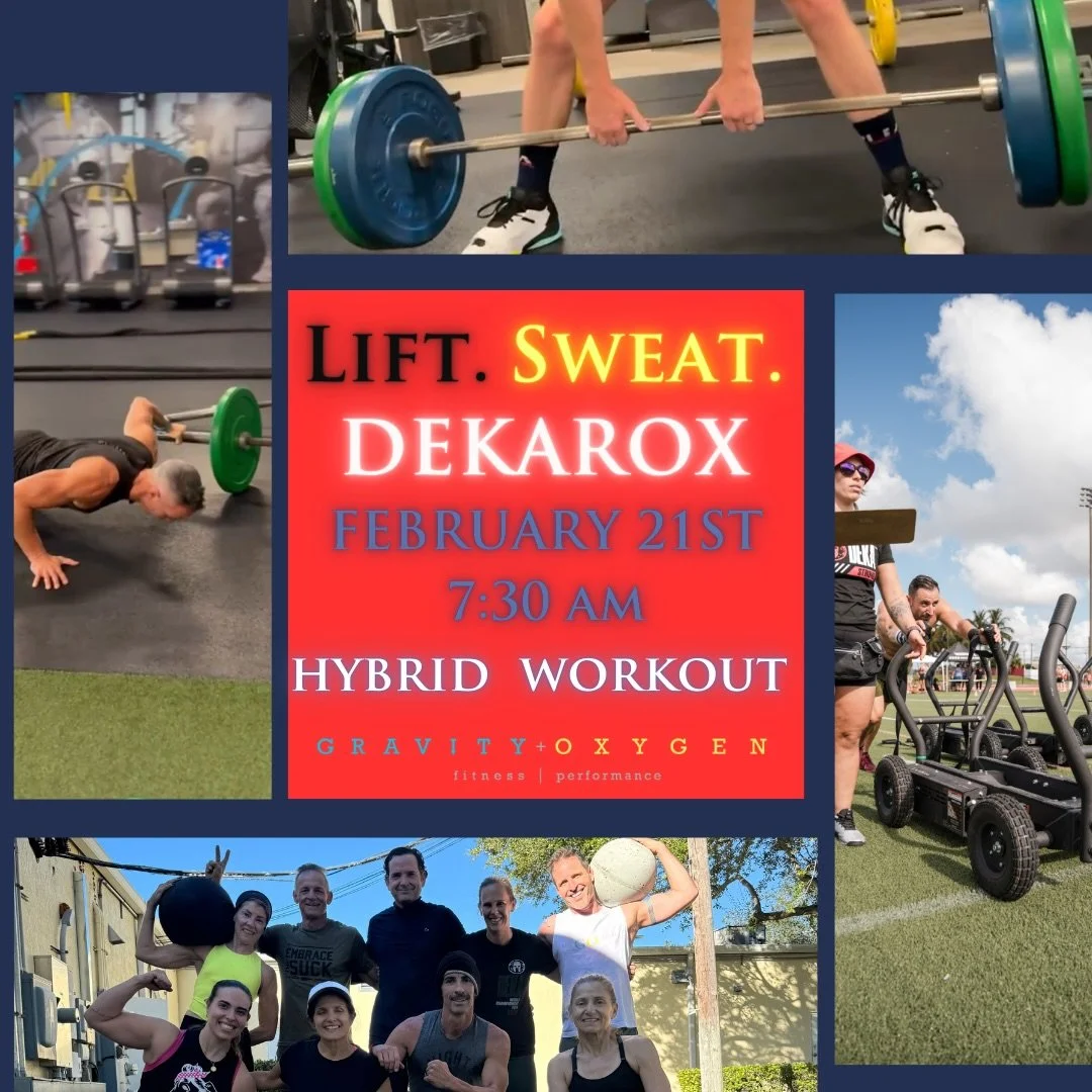 Lift. Sweat. DEKAROX.
Hybrid training that hits different.
📅 Feb 21 | ⏰ 7:30 AM
📍 Gravity + Oxygen
Who&rsquo;s showing up? 💪🔥
#hybridtraining #fitness #fitnessevent #gymotivation #groupfitness