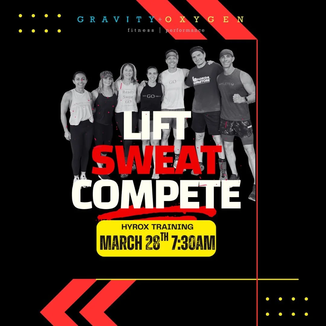 LIFT. SWEAT. COMPETE. 🔥 
📆March 28th | 7:30AM⏰
📍Gravity And Oxygen Fitness 
&bull;copy and paste link to sign up✅ https://clients.mindbodyonline.com/classic/ws?studioid=202949&amp;stype=43&amp;prodid=11526
Show up Ready.
#hyrox #hyroxtraining #gro