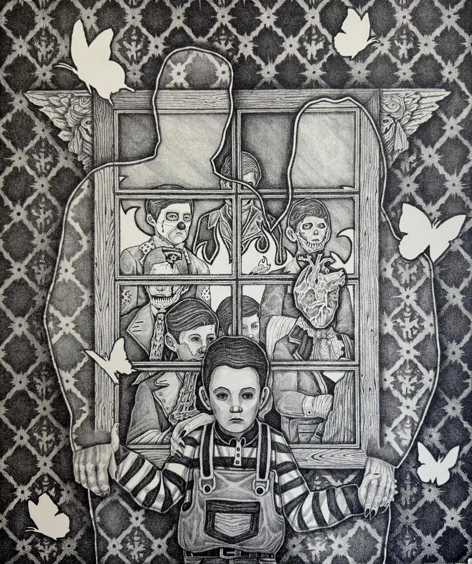 Lecciones Que No Se Pueden Enseñar (Unteachable Lessons), 2026, Lithograph, 18 x 15 inches.