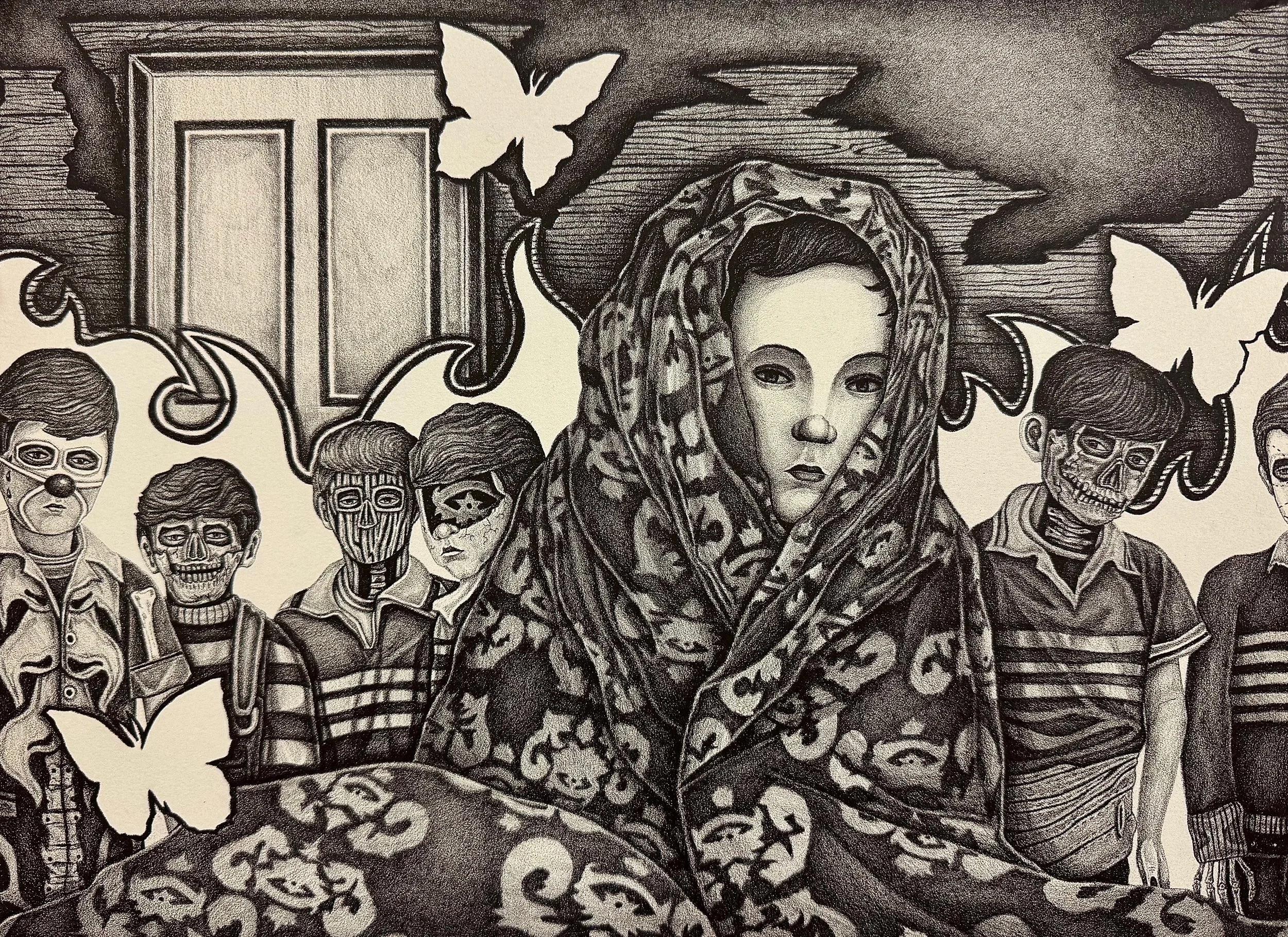"Después de la tormenta, creo que llega la calma" 2026, Lithograph, 11 x 15 inches