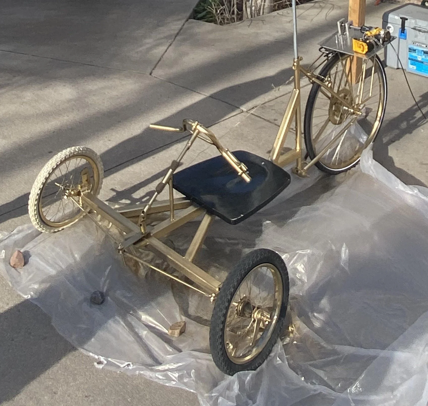 Drill-Powered Vehicle Hill Climb