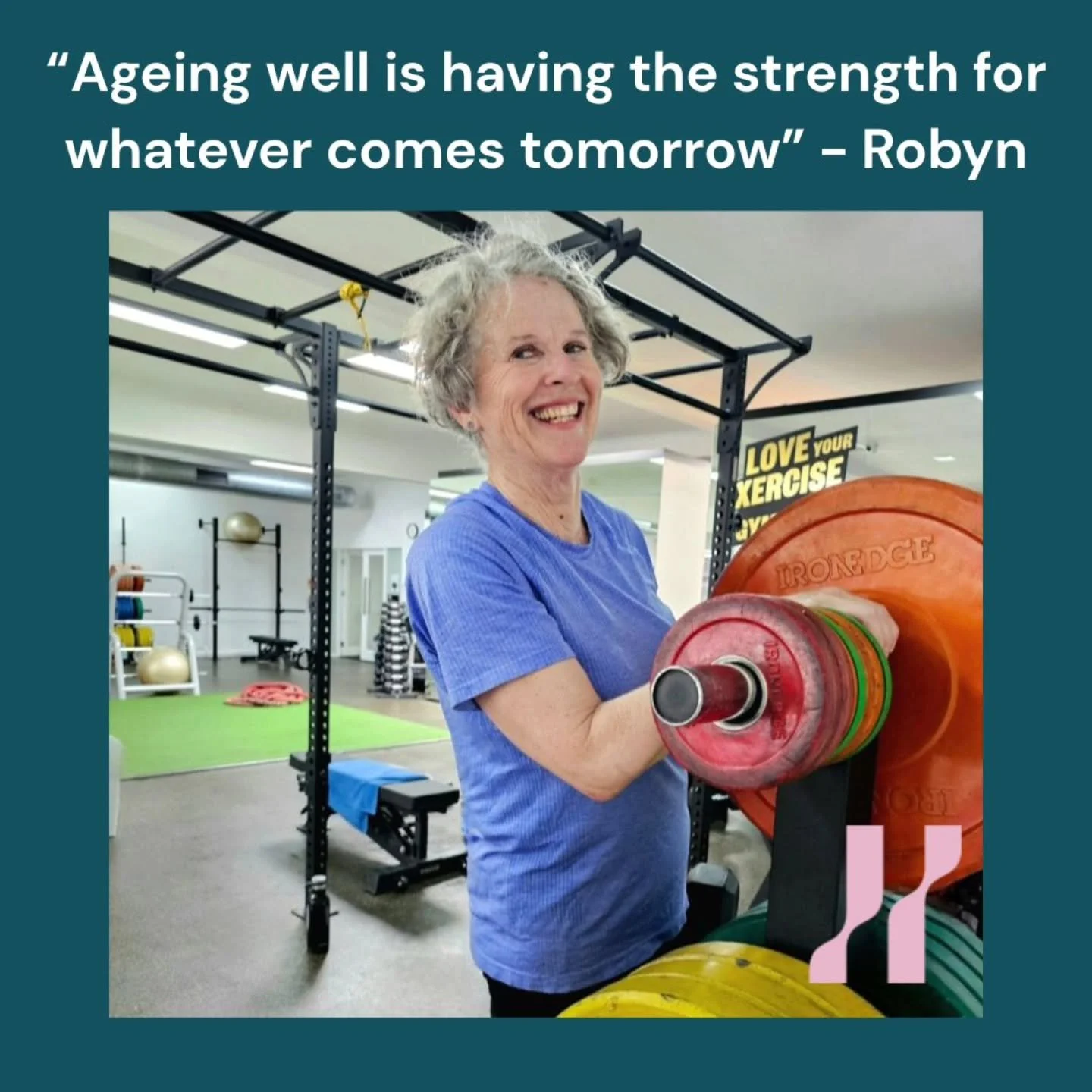 Robyn says it best ❤️

#ageisjustanumber&nbsp;#positiveageing&nbsp;#livestrong&nbsp;#healthyageing&nbsp;#yearsyoung&nbsp;#strengthtrainingforseniors&nbsp;#livingyourbestlife&nbsp;#proageing&nbsp;#fitnessmotivation&nbsp;#agewell&nbsp;#healthyfitaustra