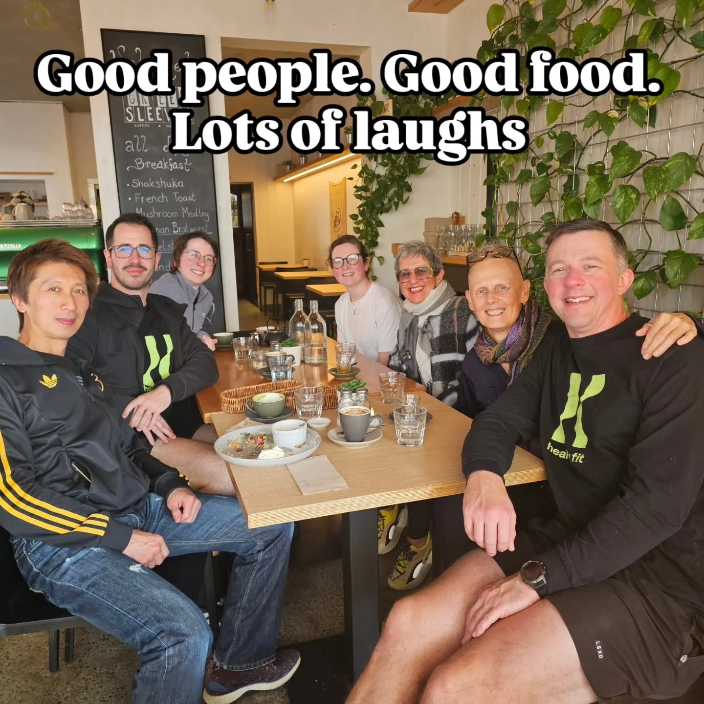 Friday Team Lunch❤️

@greensleevescoffeehouse 

#teamworkmakesthedreamwork #fitzroynorth #melbournelife #positivevibes #healthyfitaustralia