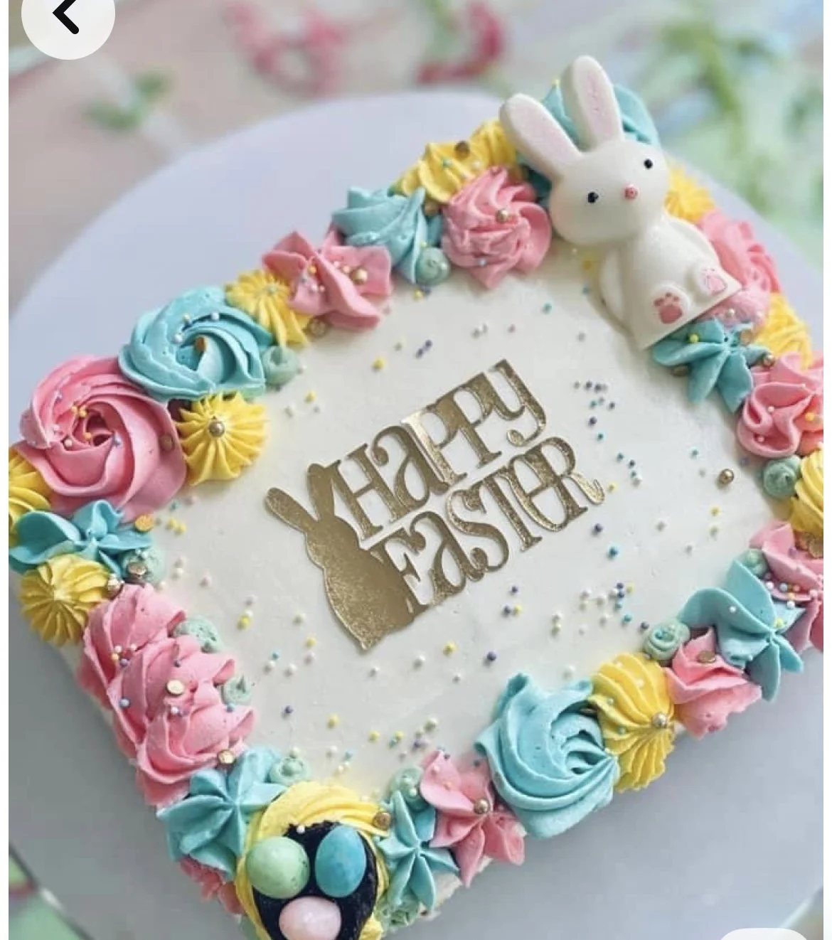 Easter Slab Cookie Cake