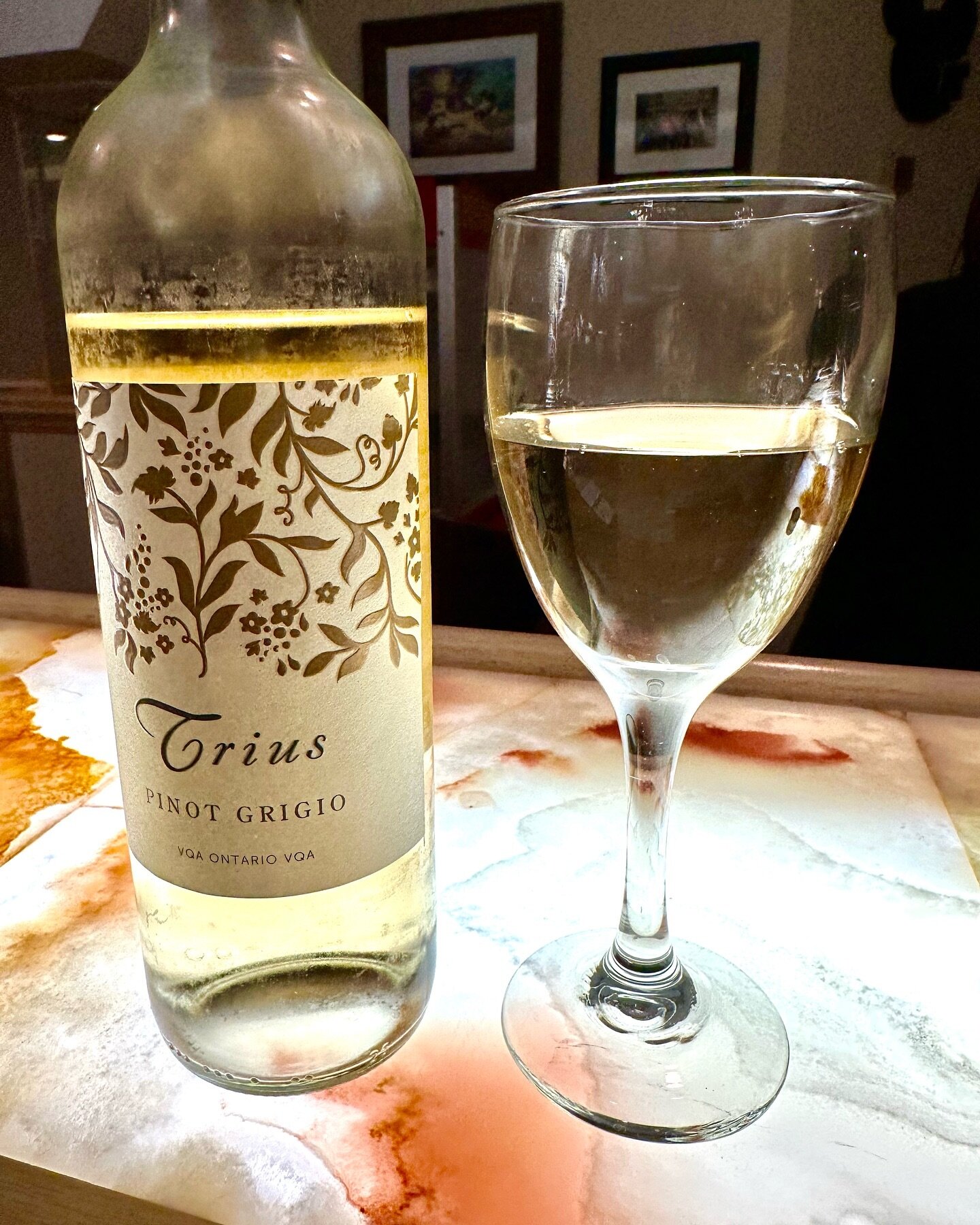 Kicking off New Year&rsquo;s Eve with a little Pinot Grigio.

#newyearseve #wine #triuswines #pinotgrigio #whitewine