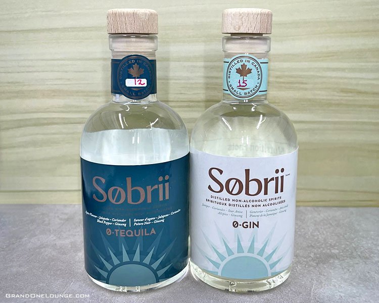 Sobrii 0-Tequila and 0-Gin. Photo Mike Belobradic
