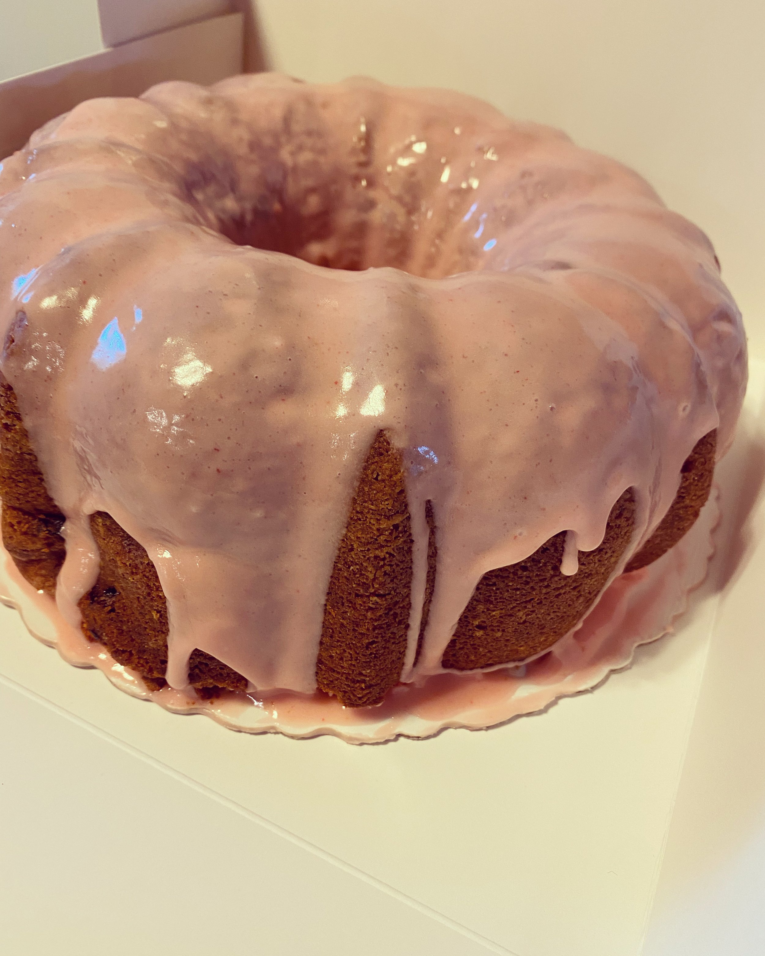 Strawberry Bundt