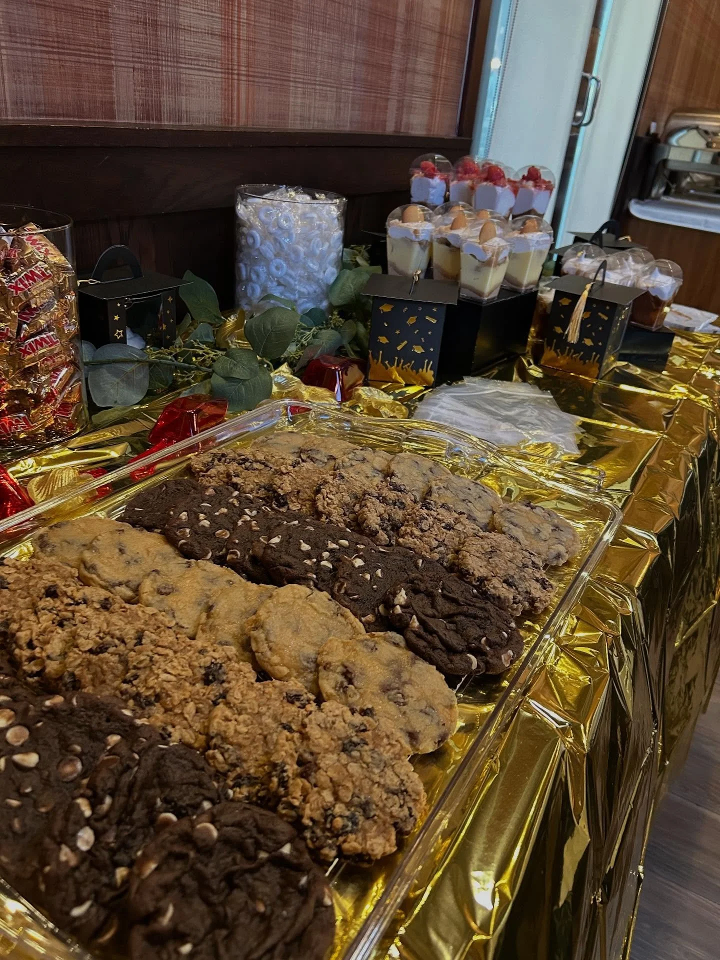 Cookies and dessert Cups