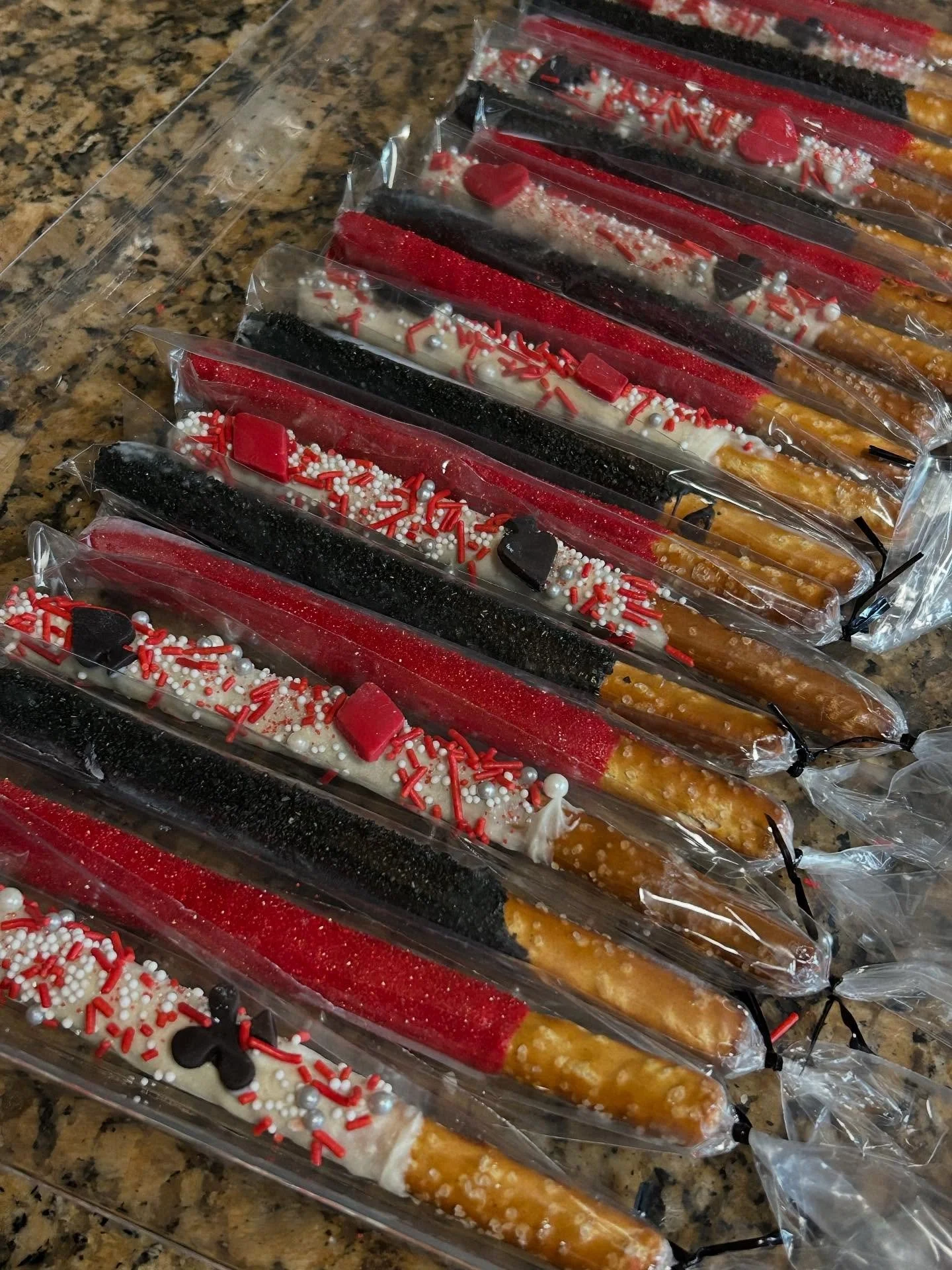 Casino Theme Pretzel Rods