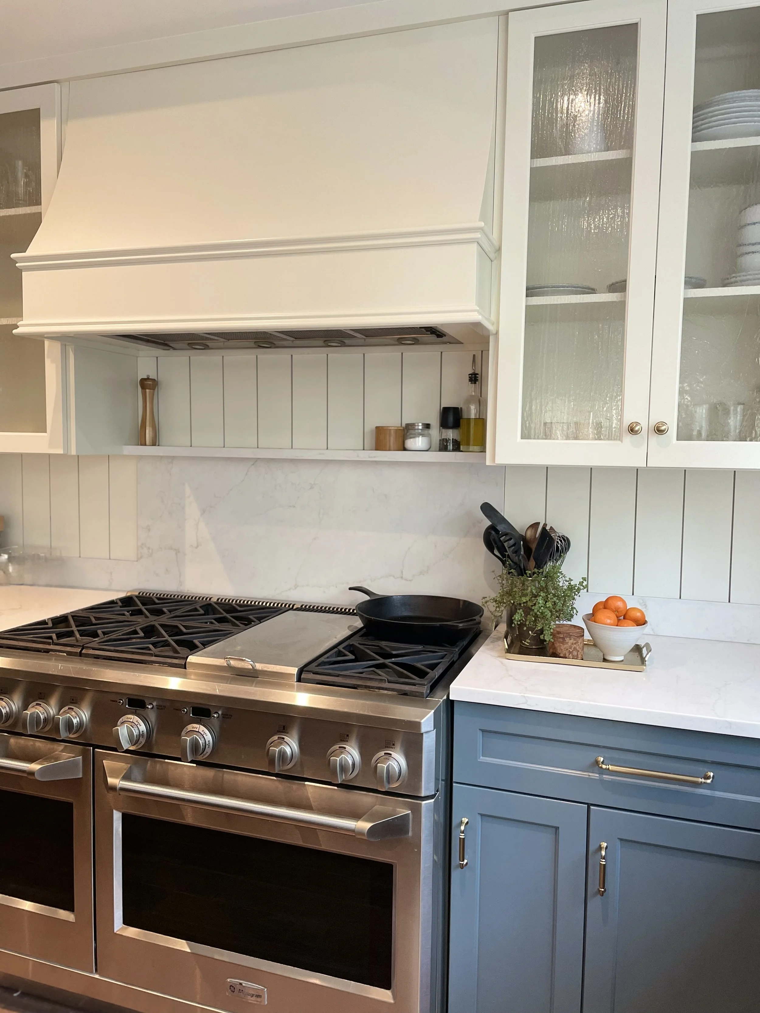Full kitchen addition in NW Washington with custom cabinets