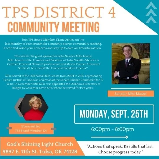 TPS D4 September Community Meeting