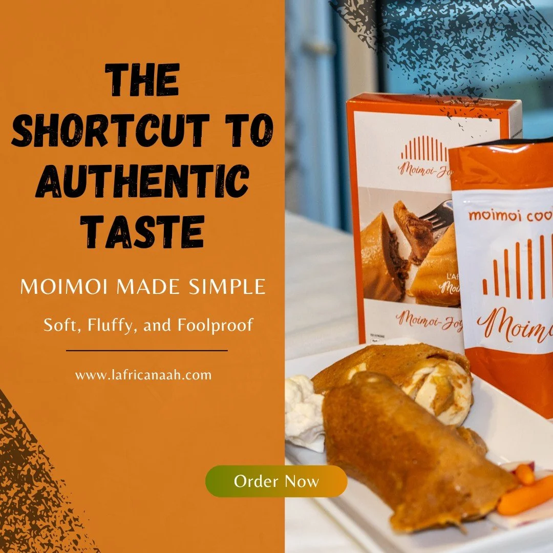 Less prep, more yum! Enjoy the convenience of MoiMoi Joy Mix with its authentic flavors and easy prep. Ready in minutes and so tasty!
You can order on our website 🌍 Visit: www.lafricanaah.com or Click the link in the BIO to order.

#moimoielewe #moi