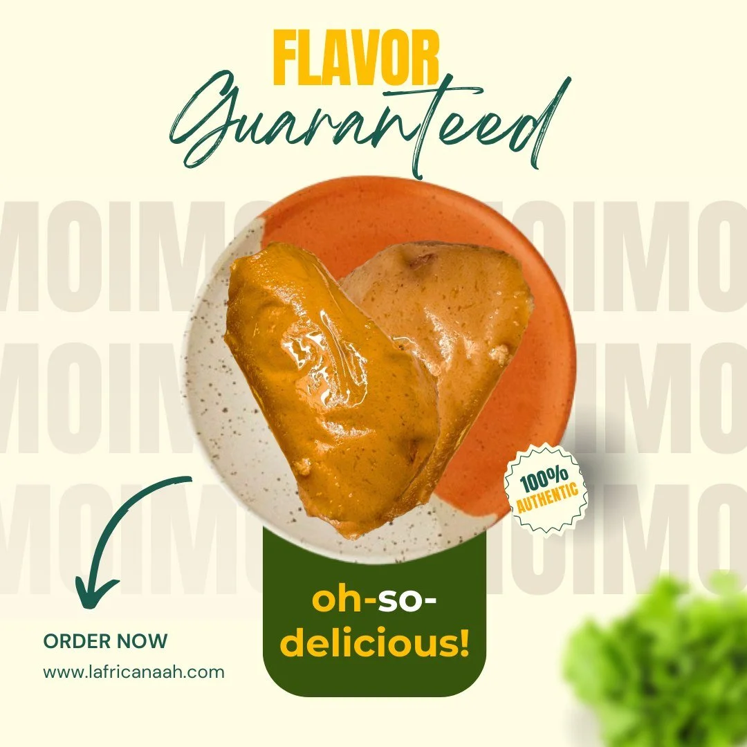 Perfect Moimoi, Minimal Effort! Combine our MoiMoi-Joy Mix with the reusable cooking pouch, and you&rsquo;ll have authentic, delicious moimoi in minutes. Join the many
satisfied customers who love our Moi Moi mix. Order
yours today!
Click the link in