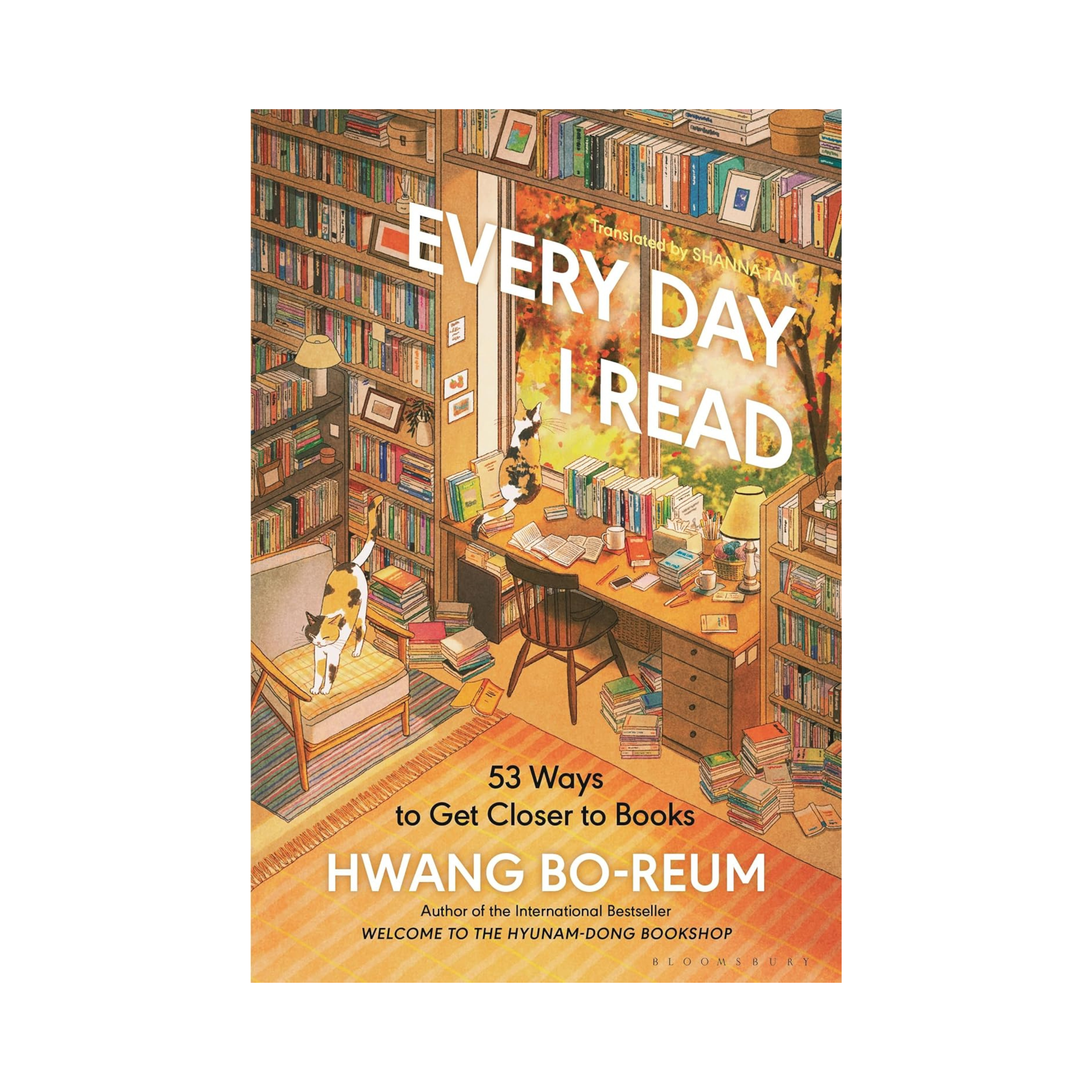 Book cover of Every Day I Read by Hwang Bo-Reum