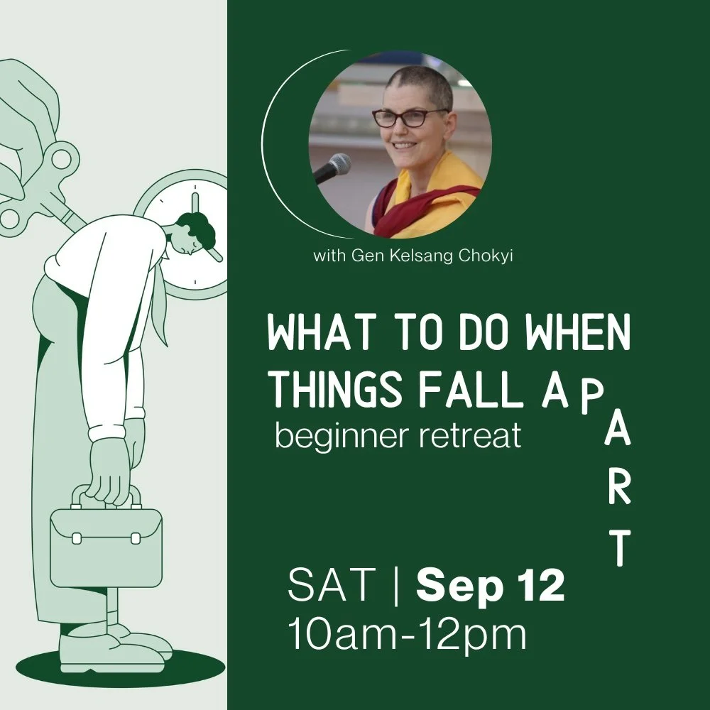 Beginner Retreat: What To Do When Things Fall Apart