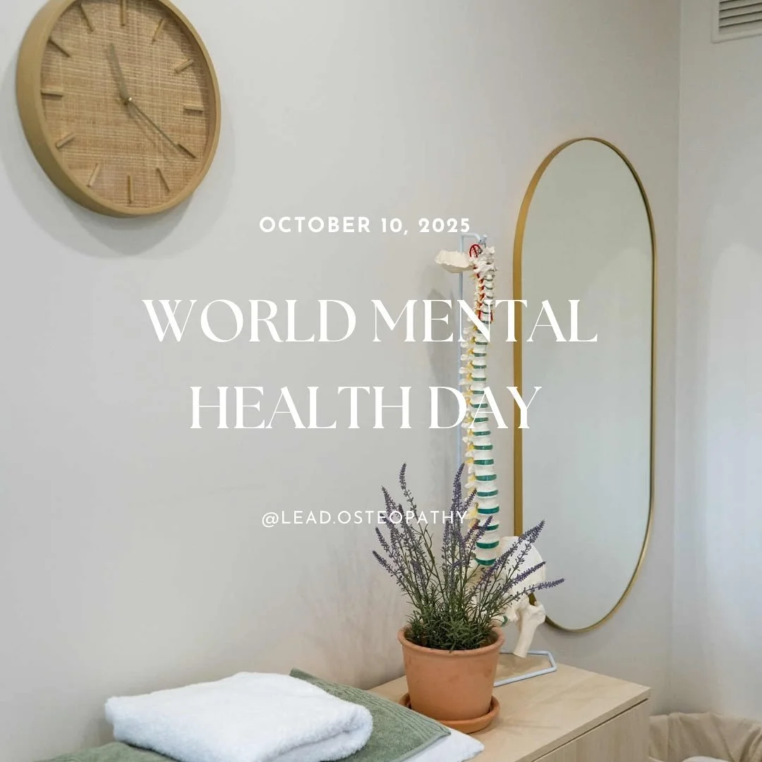 World Mental Health Day 2025 &mdash; Lead Osteopathy

Today is #WorldMentalHealthDay &mdash; and this year, Mental Health Australia&rsquo;s theme is Connect with your Community

At Lead Osteopathy, we see healing and good health as a whole-person pro
