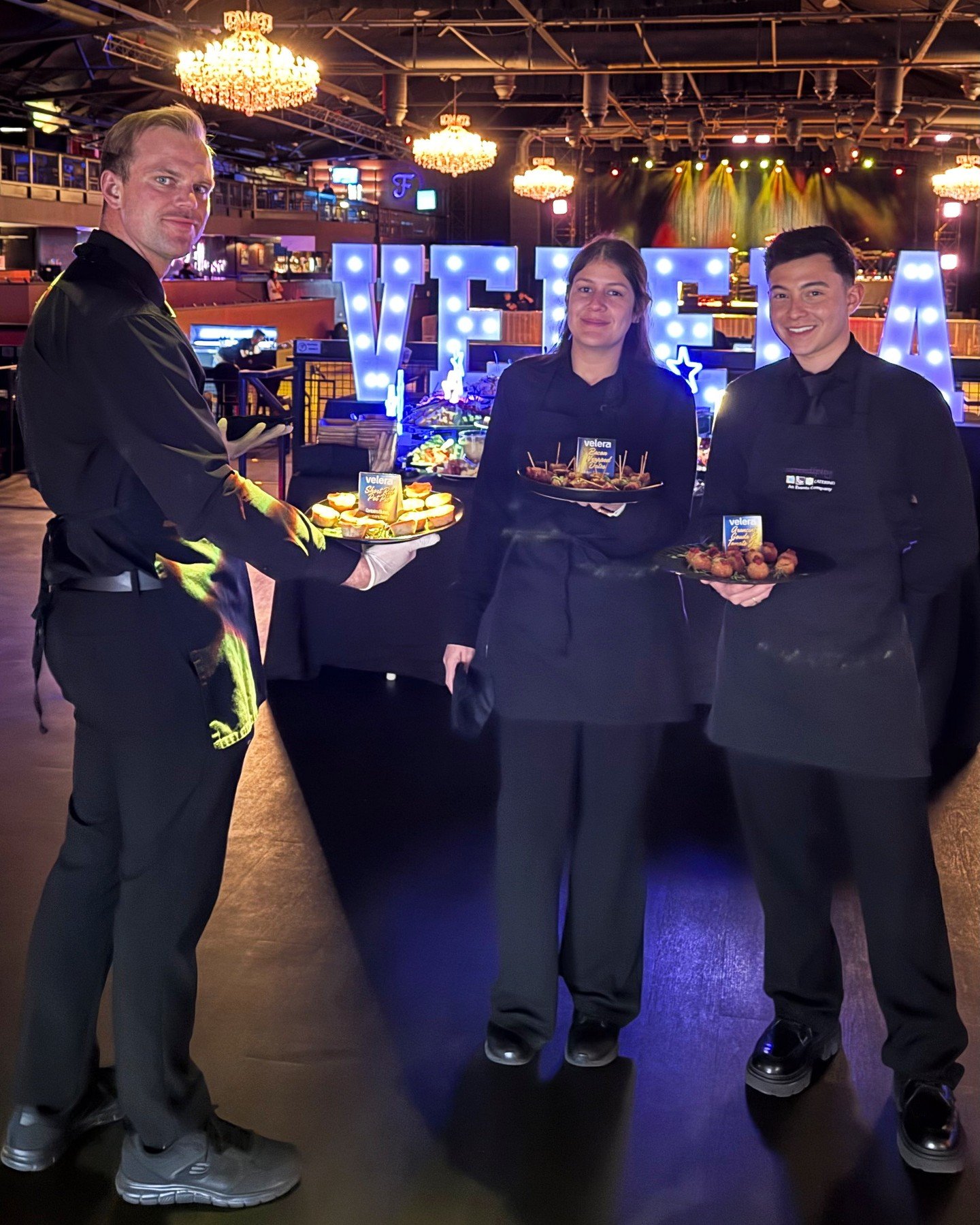 A few of our crew behind the scenes at VeleraLIVE 2025, working alongside Serendipity to help bring a special night to life.