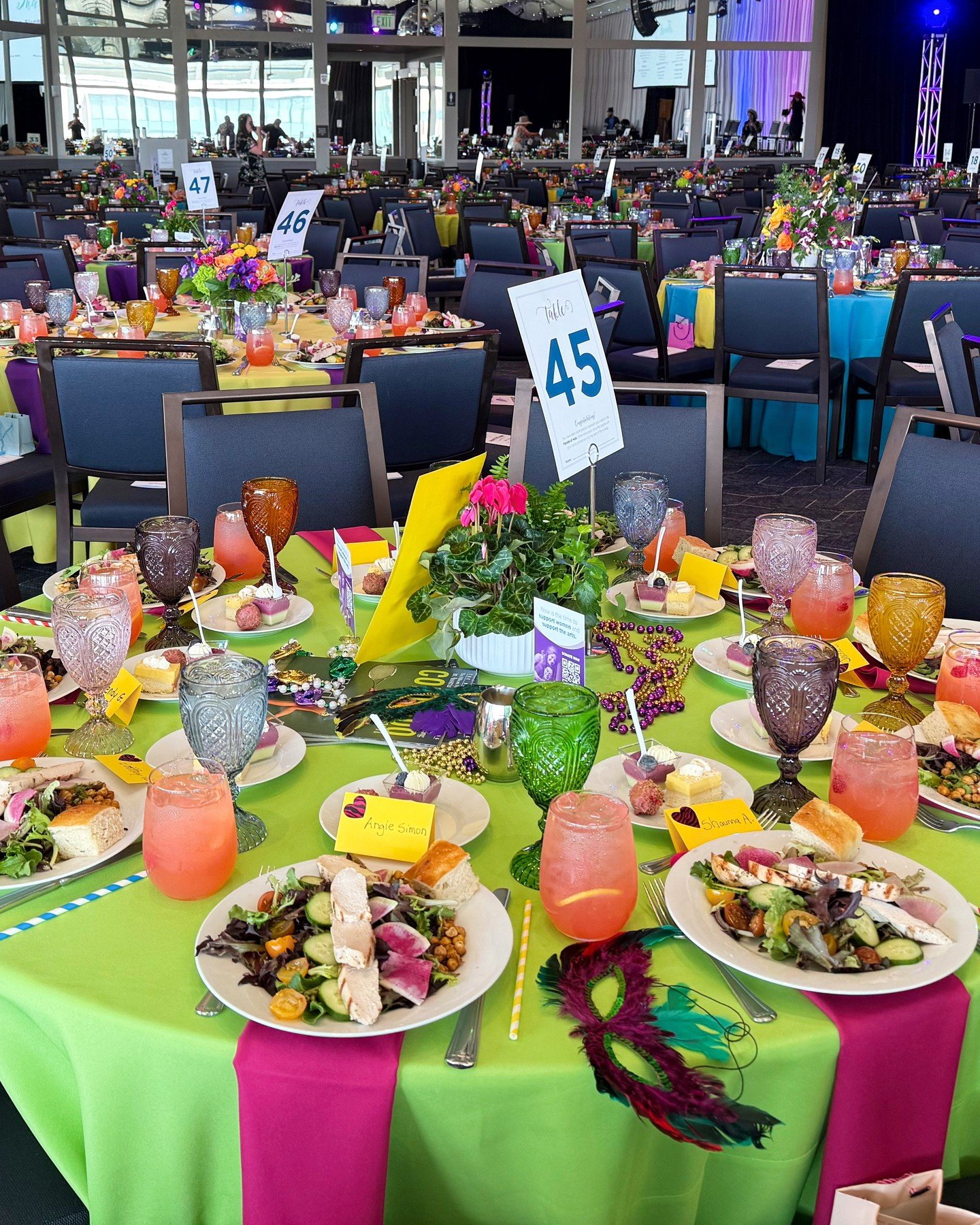 Serving up the looks at this year&rsquo;s Hattitude Luncheon, where the hats are high and the vibes even higher! What a fabulous celebration of women in theatre, all in support of the Women&rsquo;s Voices Fund. ❤️🩷🧡💛💚💙🩵💜