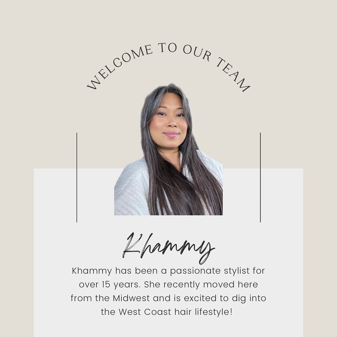 We are so 𝐞𝐱𝐜𝐢𝐭𝐞𝐝 to have Khammy join our alchemist team. She&rsquo;s an 𝘪𝘯𝘵𝘶𝘪𝘵𝘪𝘷𝘦, 𝘤𝘰𝘮𝘱𝘢𝘴𝘴𝘪𝘰𝘯𝘢𝘵𝘦 stylist and loves all things hair and beauty as she believes our hair is apart of our spiritual expression! 

|books now li