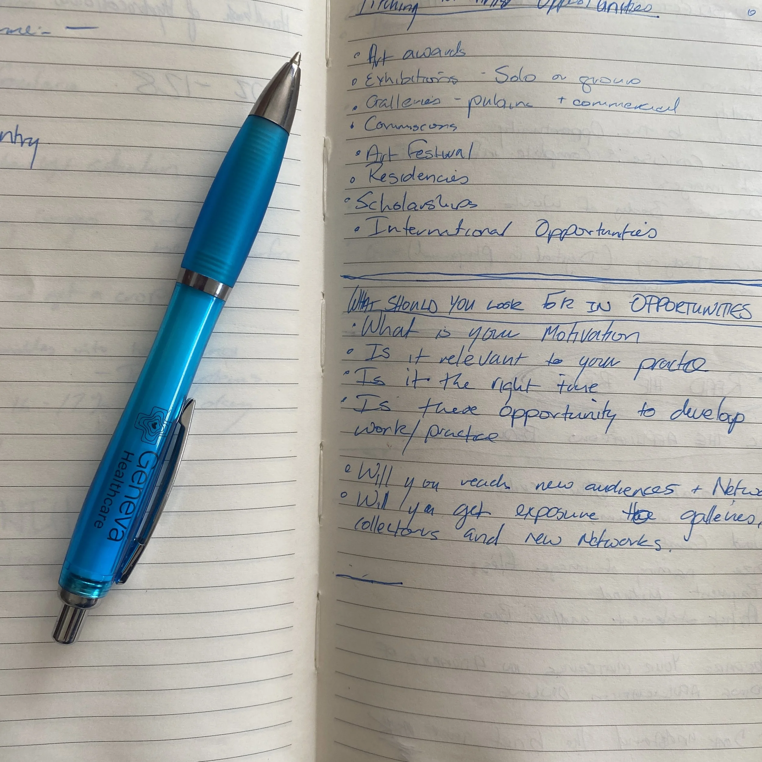 Pitching for Opportunities Workshop 