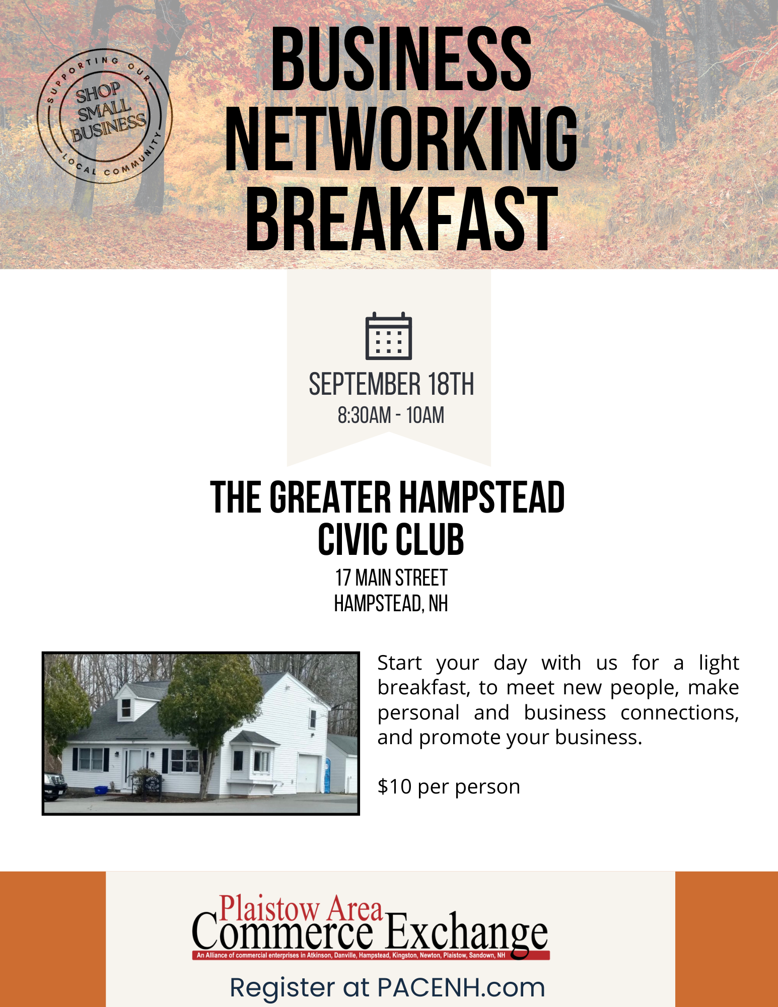 September Breakfast & Networking