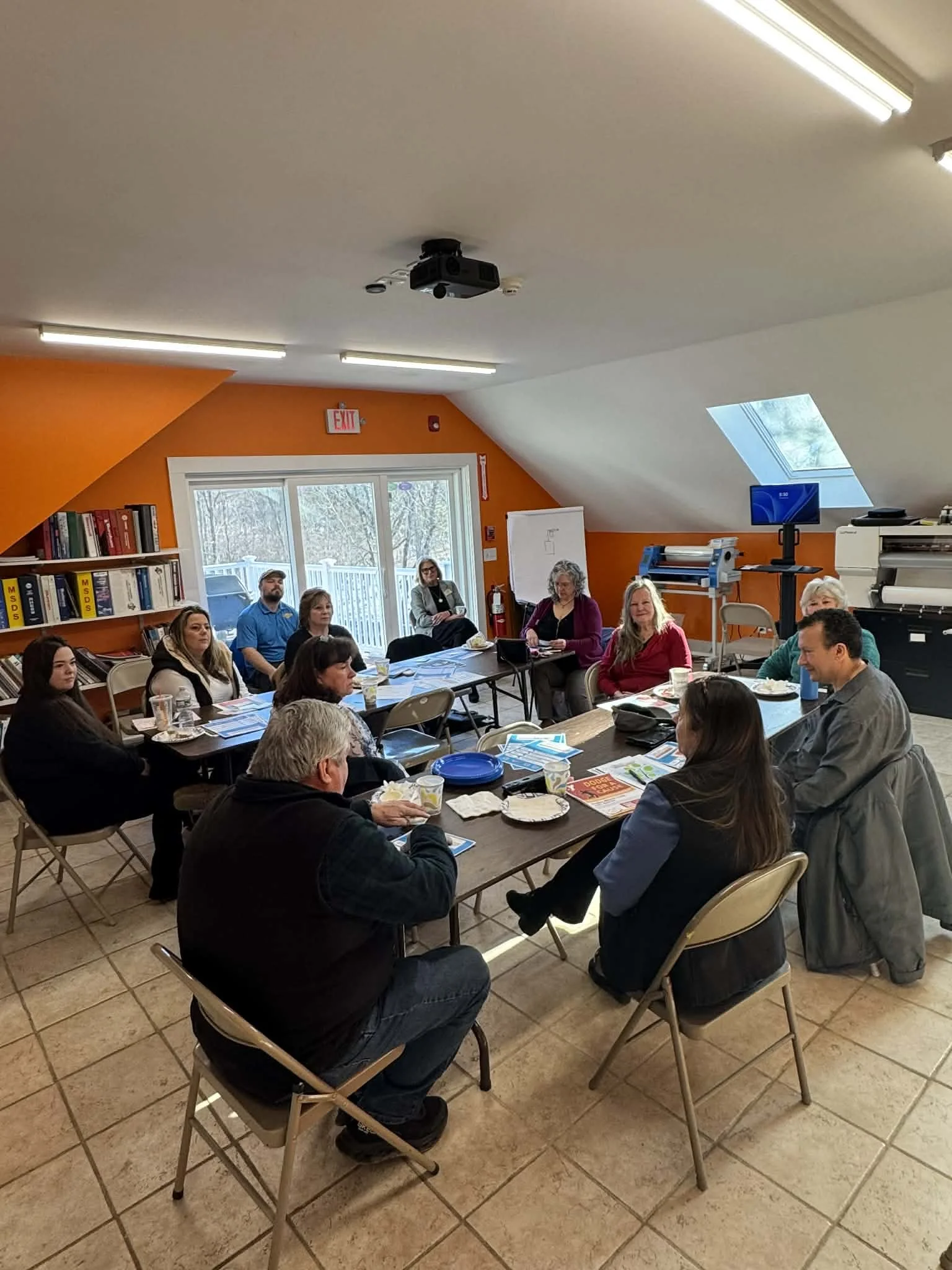 Breakfast meeting at MacKenzie Fuels