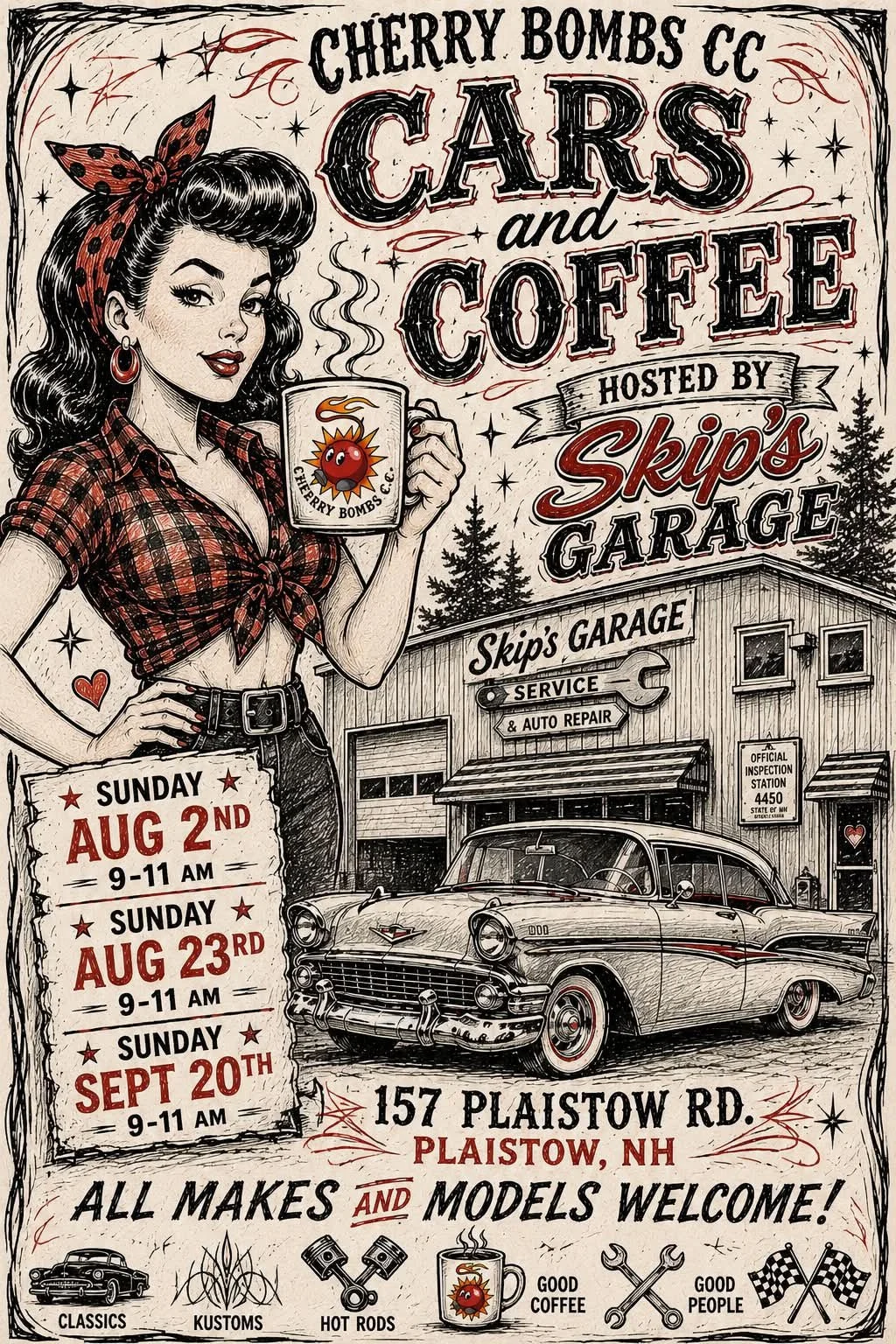 Skip’s Garage Hosts Cars &amp; Coffee Events