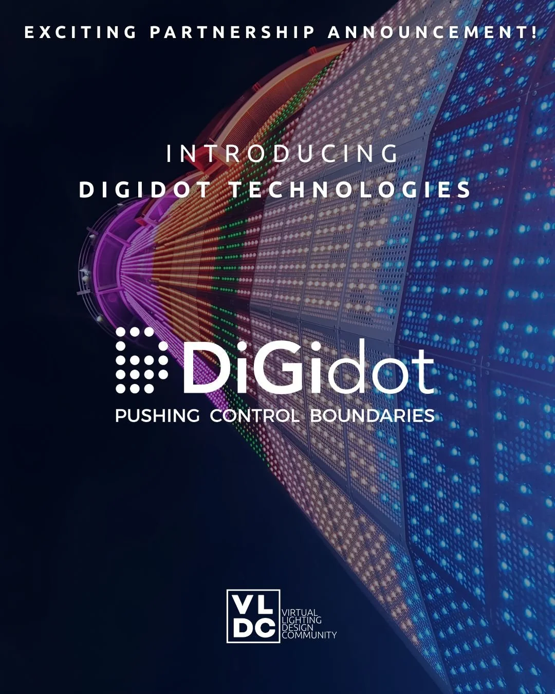 π Excited to welcome @digidot_technologies as a new supporter of the Virtual Lighting Design Community!
Based in Amsterdam, DiGidot is pushing the boundaries of pixel-controlled lighting, from live shows and immersive art to signage and architectur