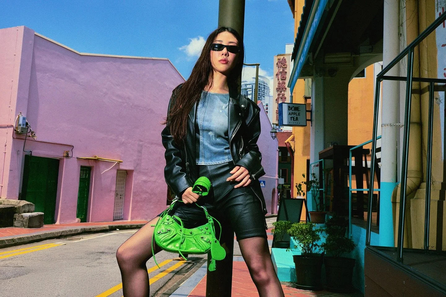 New campaign images for @arkive___store debut collection &ldquo;TRACKSTAR&rdquo; feat @marxmae | Styling &amp; creative by @emy111ia