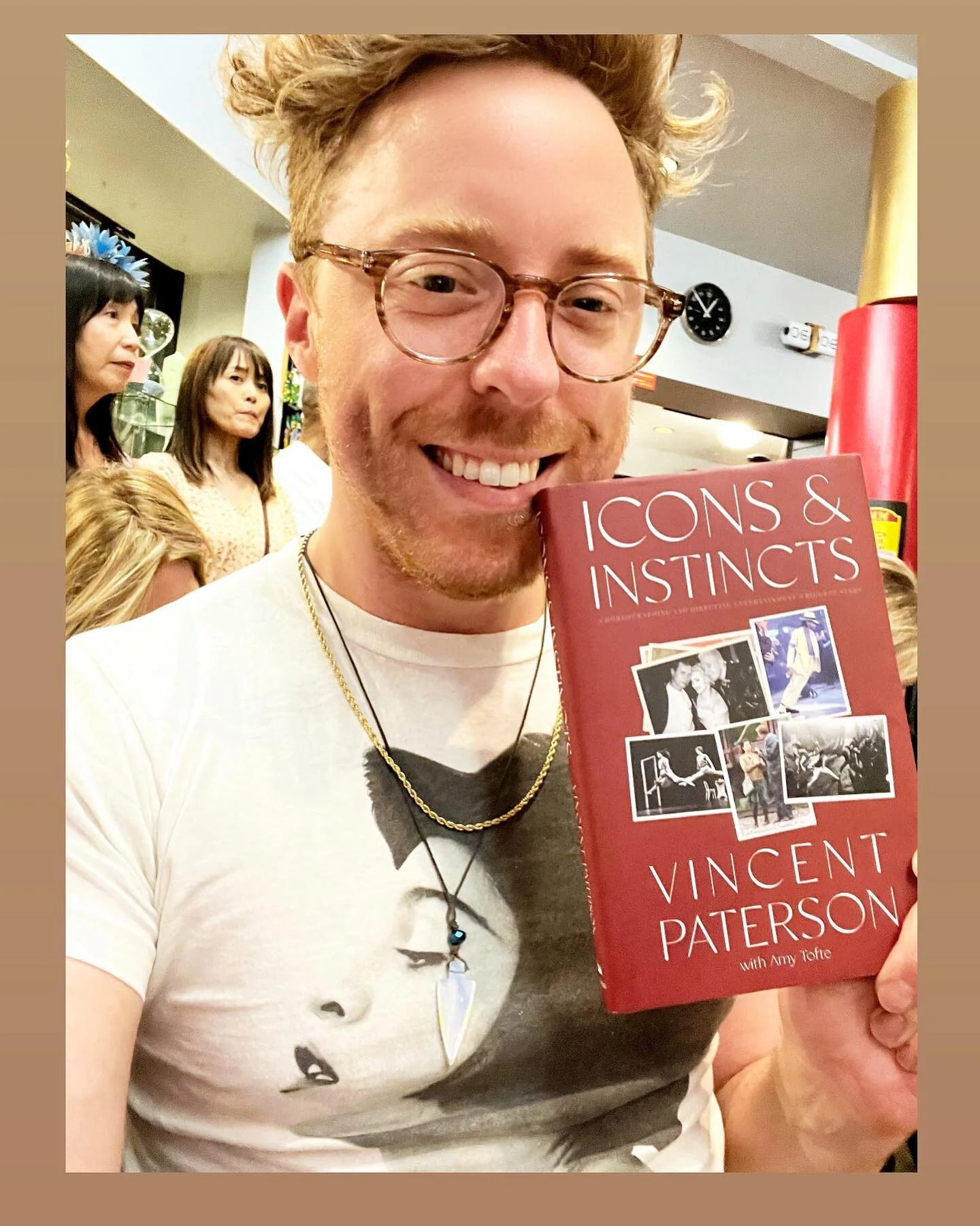 Icons &amp; Instincts! We celebrated at Book Soup the release of my friend Vincent Paterson&rsquo;s incredible new book about his creative life, which he wrote with Amy Tofte. Vincent&rsquo;s dance and directing work has been an enormous inspiration 