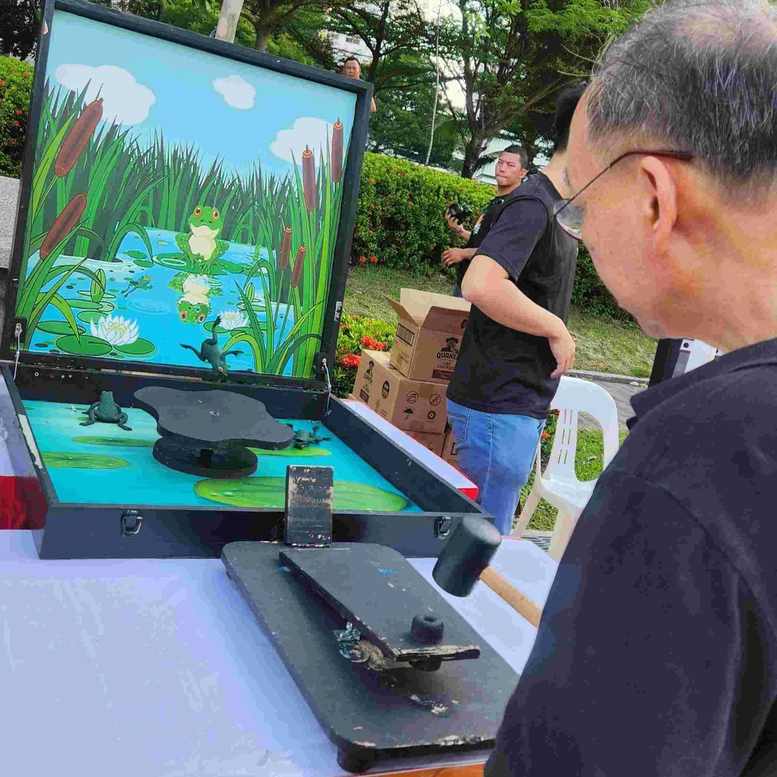 Passion Soul_Carnival Games_Frog Leap Launcher