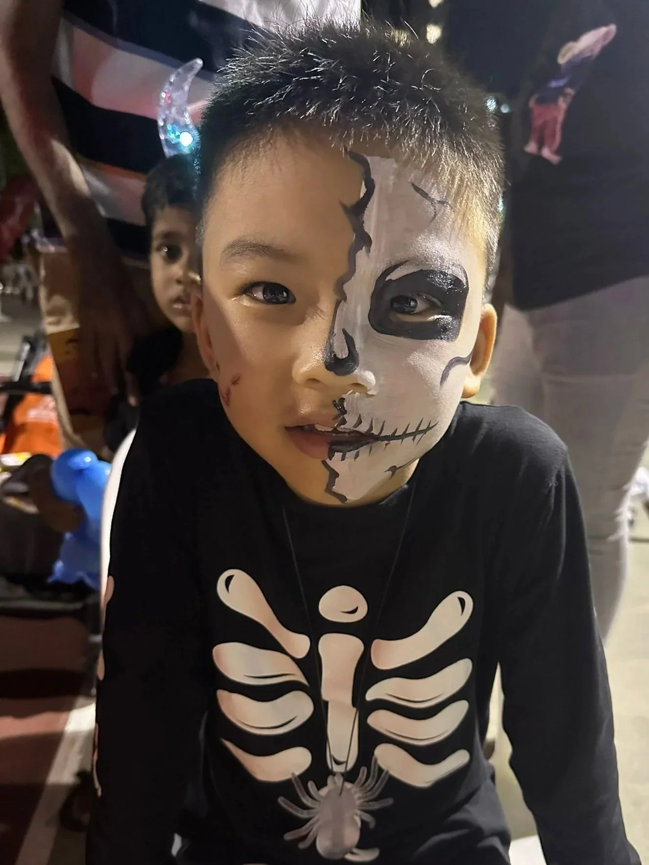 Passion Soul_Halloween_Face Painting_Tampines_Tampines North_2024_Skeleton