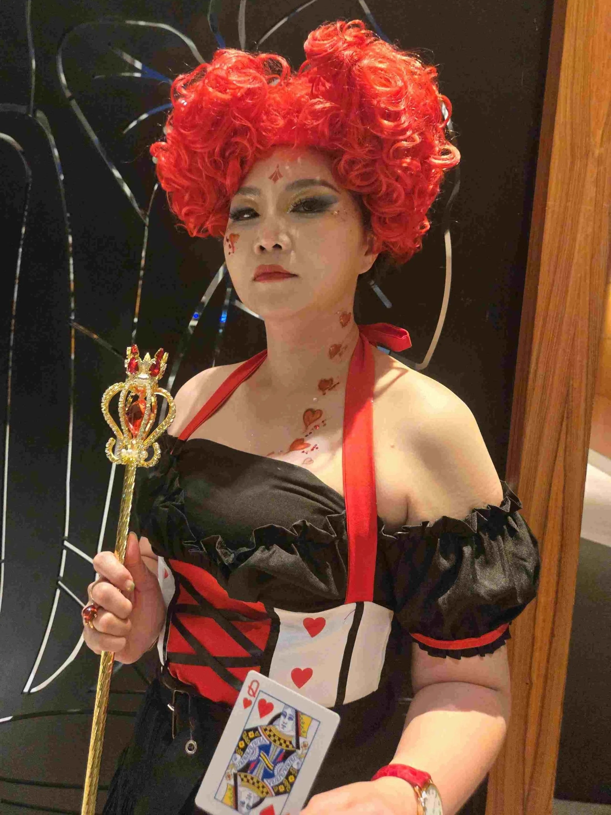 Passion Soul_Face Painting_Dinner and Dance_Achieve group_35th Anniversary_Fairy Tale_Queen of Hearts