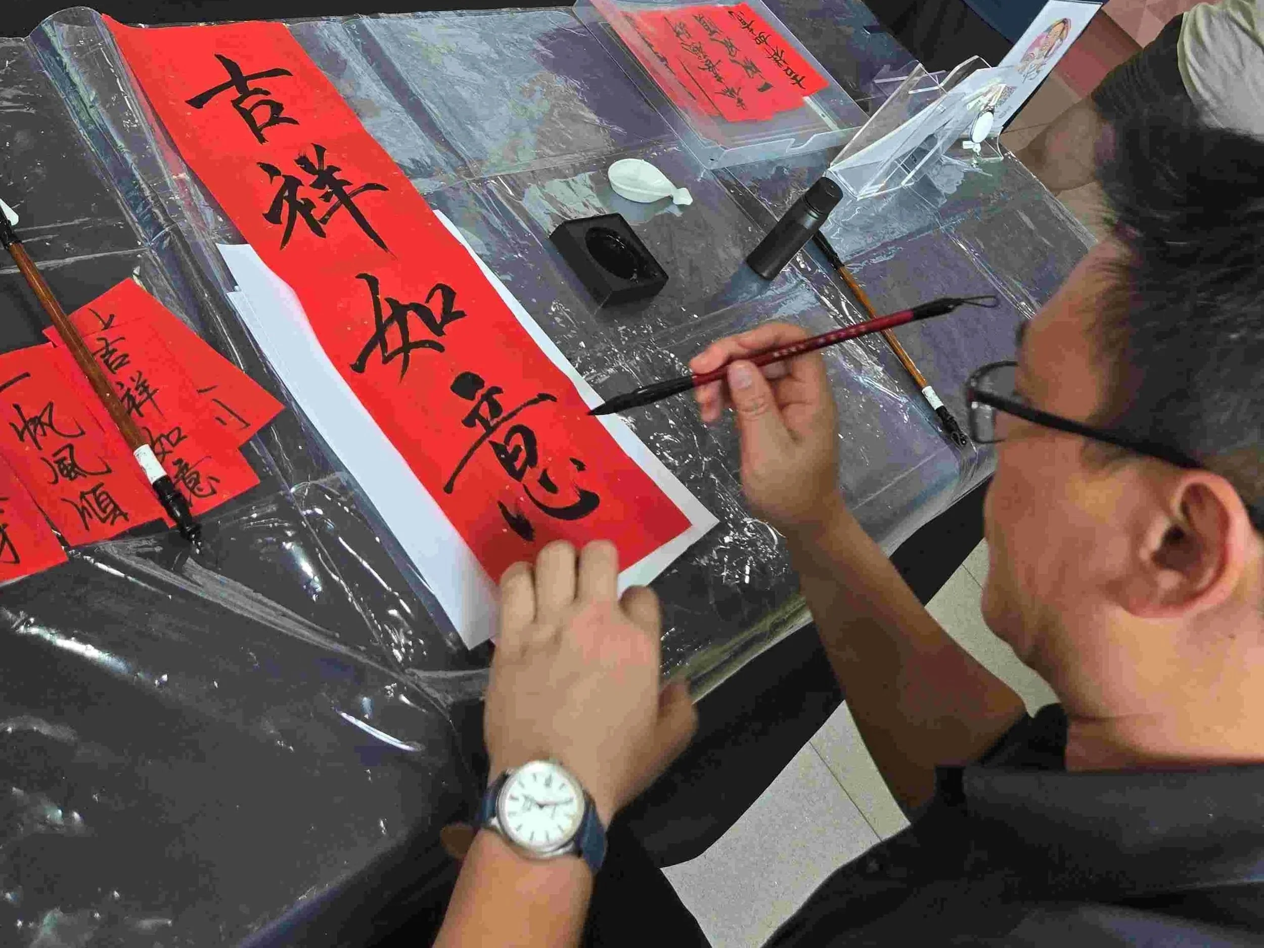 Passion Soul_Traditional Chinese Calligraphy_Chun Lian_Lunar New Year_Chinese New Year_CNY_SAFRA_SAFRA Jurong
