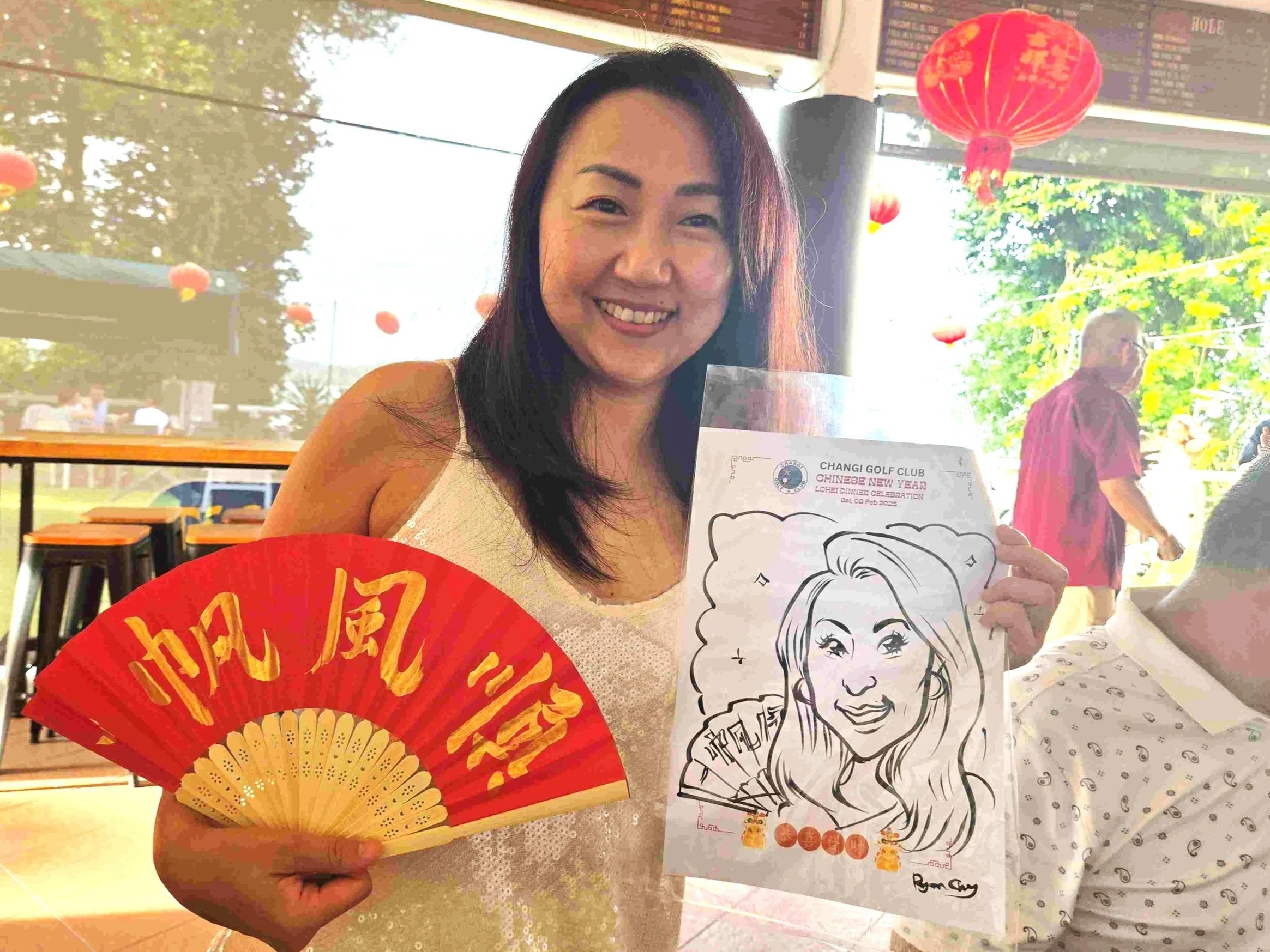 Passion Soul_Chinese Fan Calligraphy