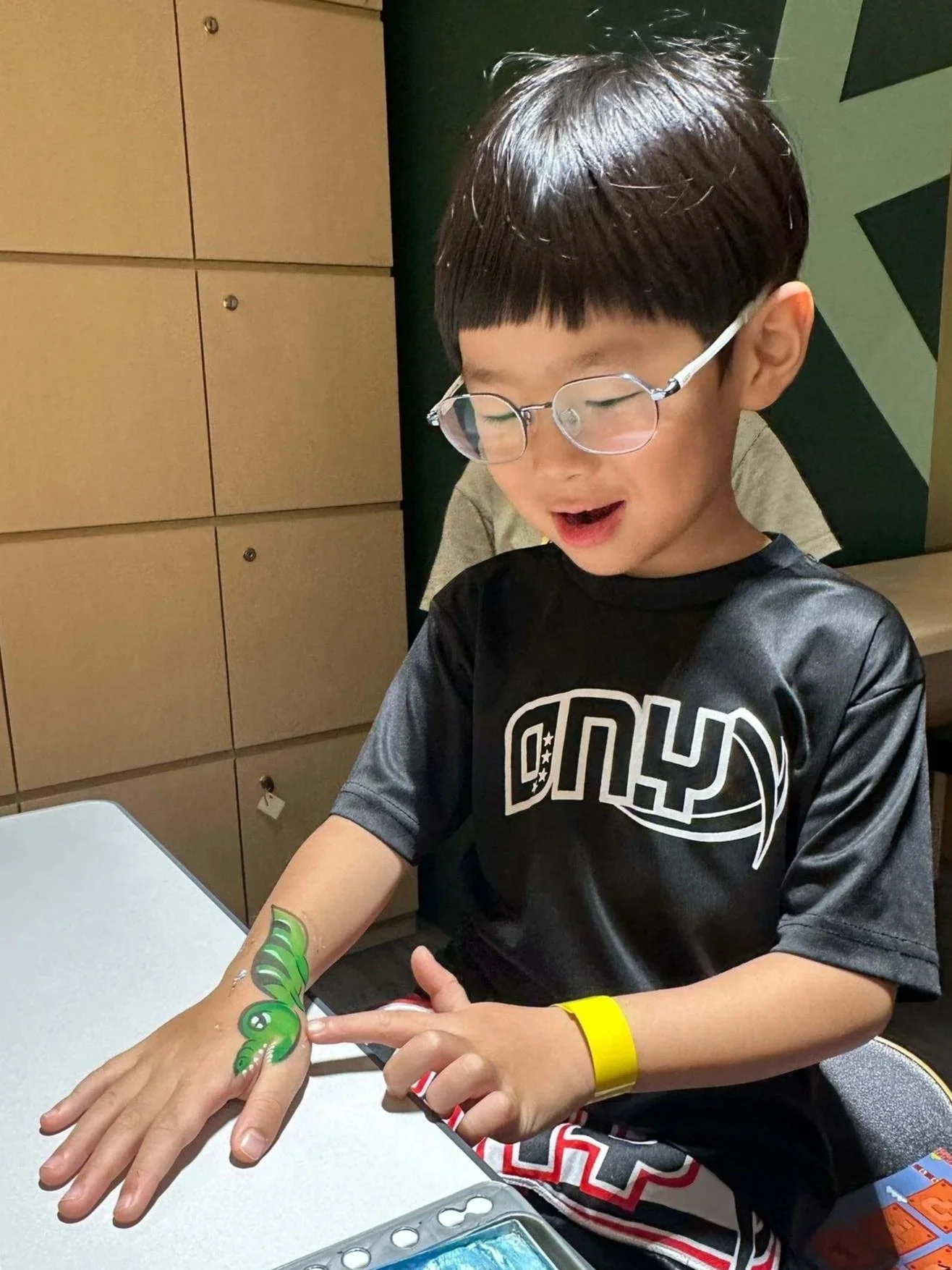 Passion Soul_Face Painting_Hand Painting_Agora_Agora Colearning_Dinosaur_T-rex_Student Care_Family Day