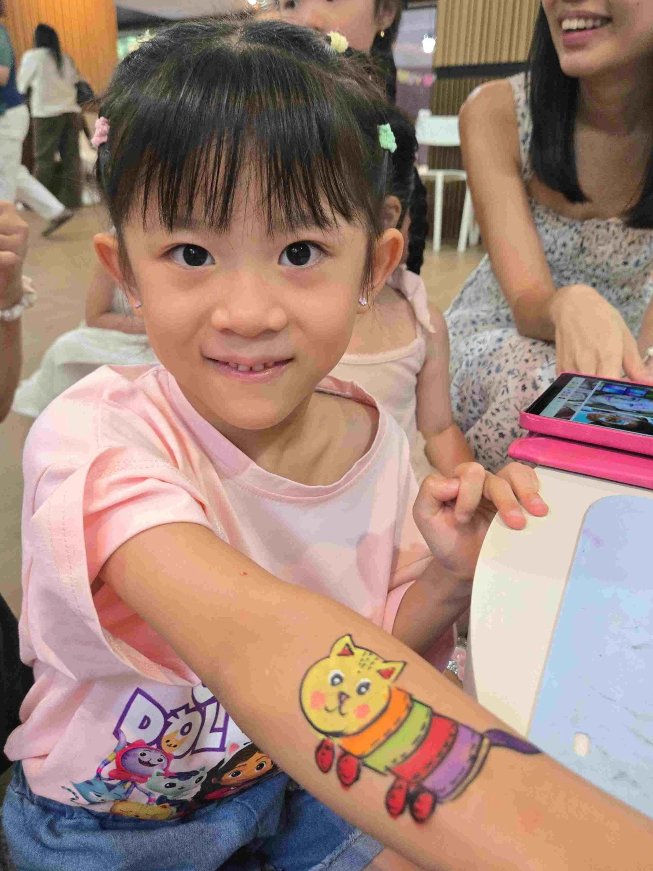 Passion Soul_Face Painting_Hand Painting_Birthday Party_Kids Party_Windy Heights_Gabby Dollhouse_Pillow Cat