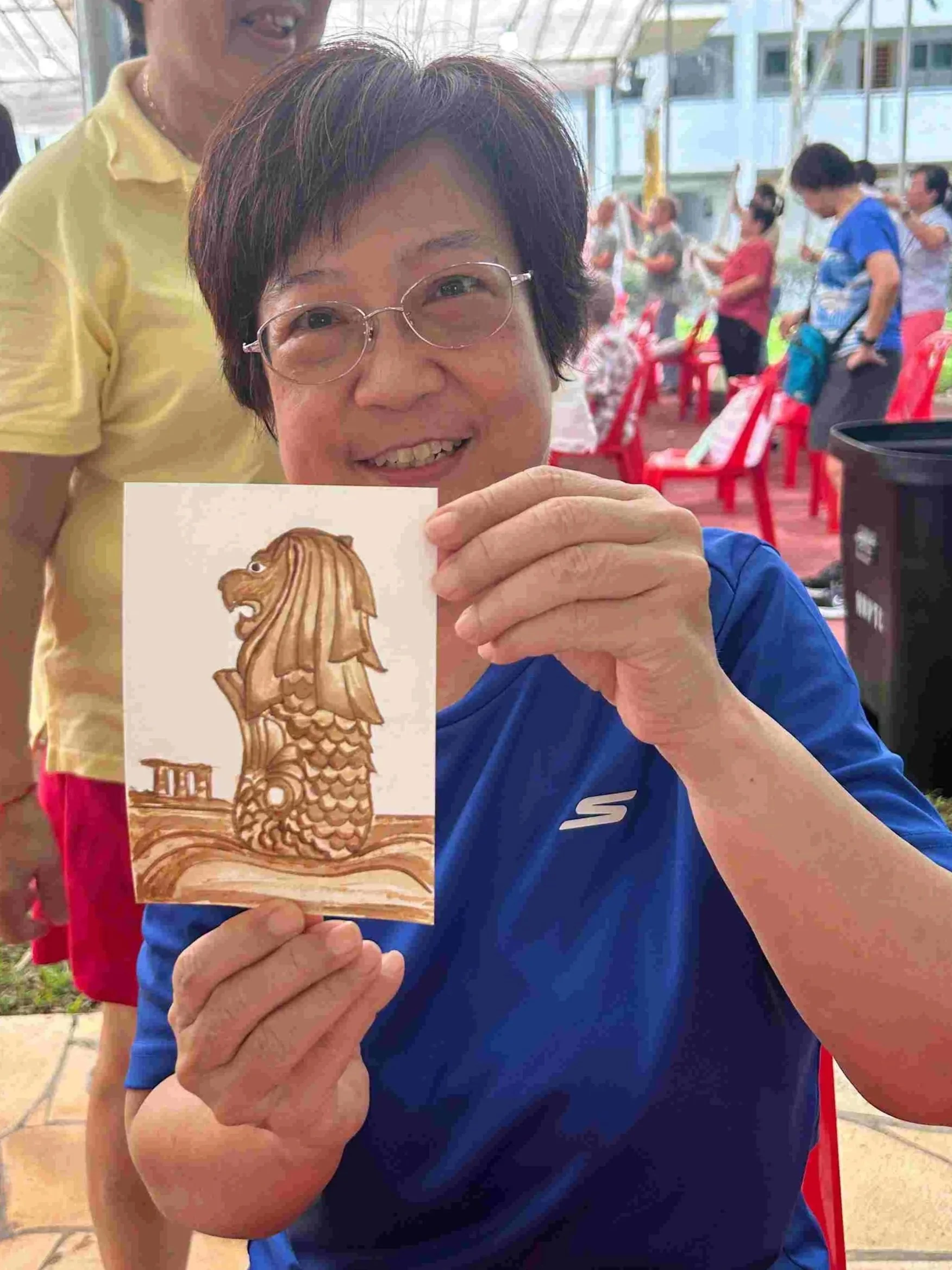 Passion Soul_Coffee Painting_Merlion_Singapore_National Day_Bukit Timah CC_Health and Wellness Festival
