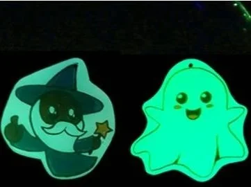 Halloween Glow in the Dark Shrink Art