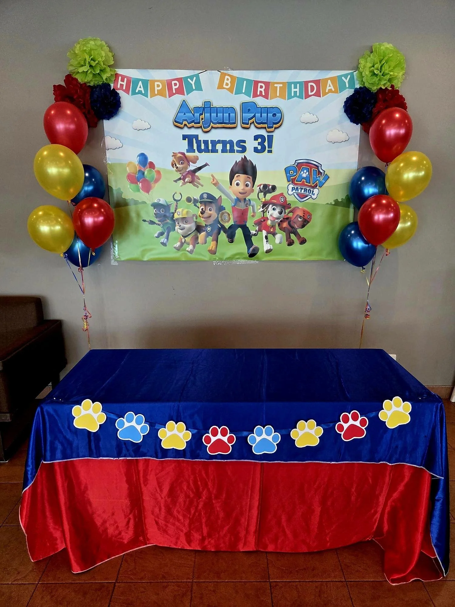 Passion Soul_Decoration_Backdrop_Paw Patrol