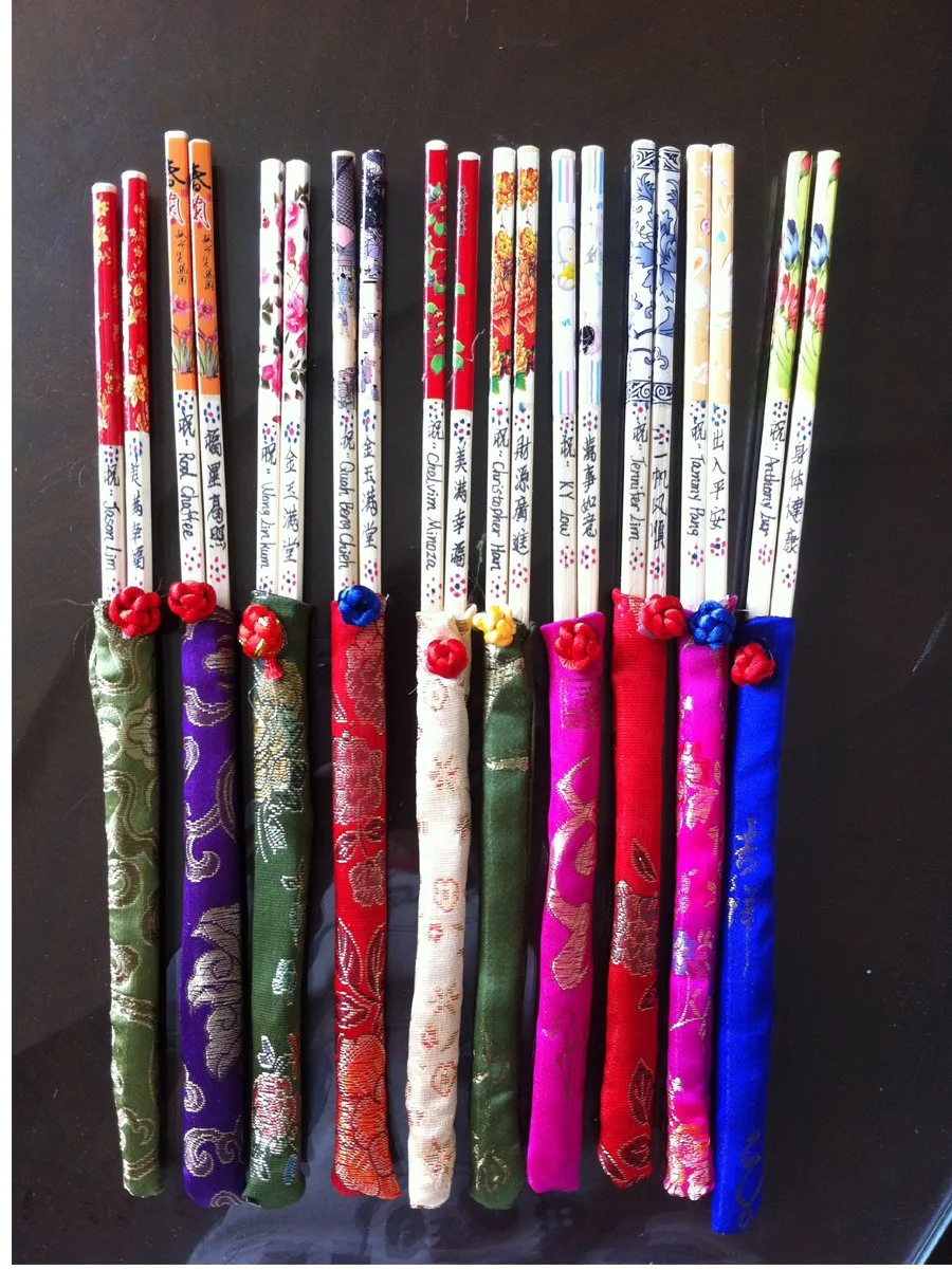 Passion Soul_Chinese Calligraphy_Chopsticks Calligraphy