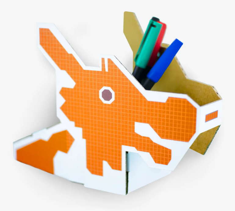 Passion Soul_Dragon Playground_ Stationery Holder_Kraft