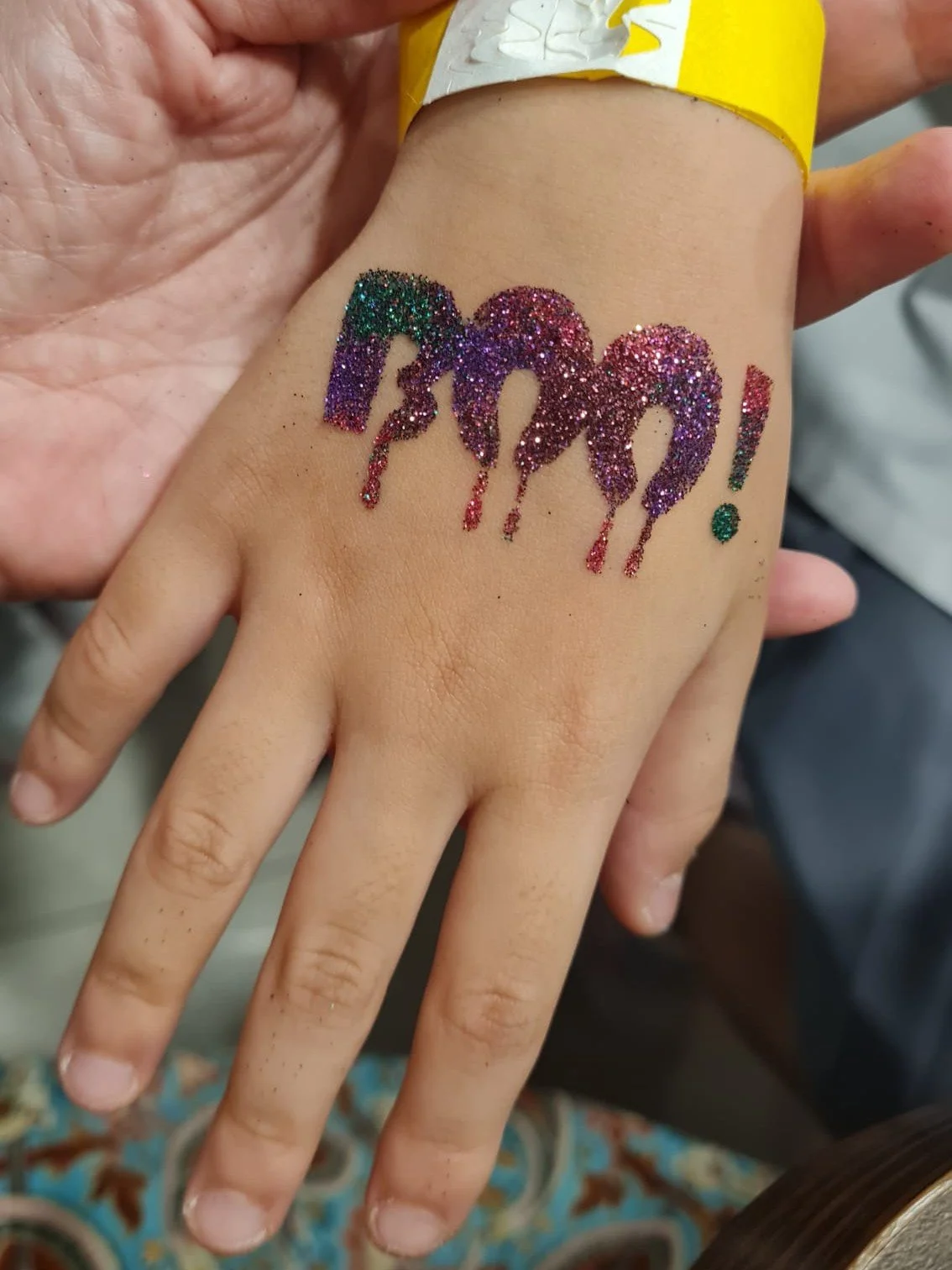 Passion Soul_Glitter Tattoo_Halloween_Boo_Arc at Tampines
