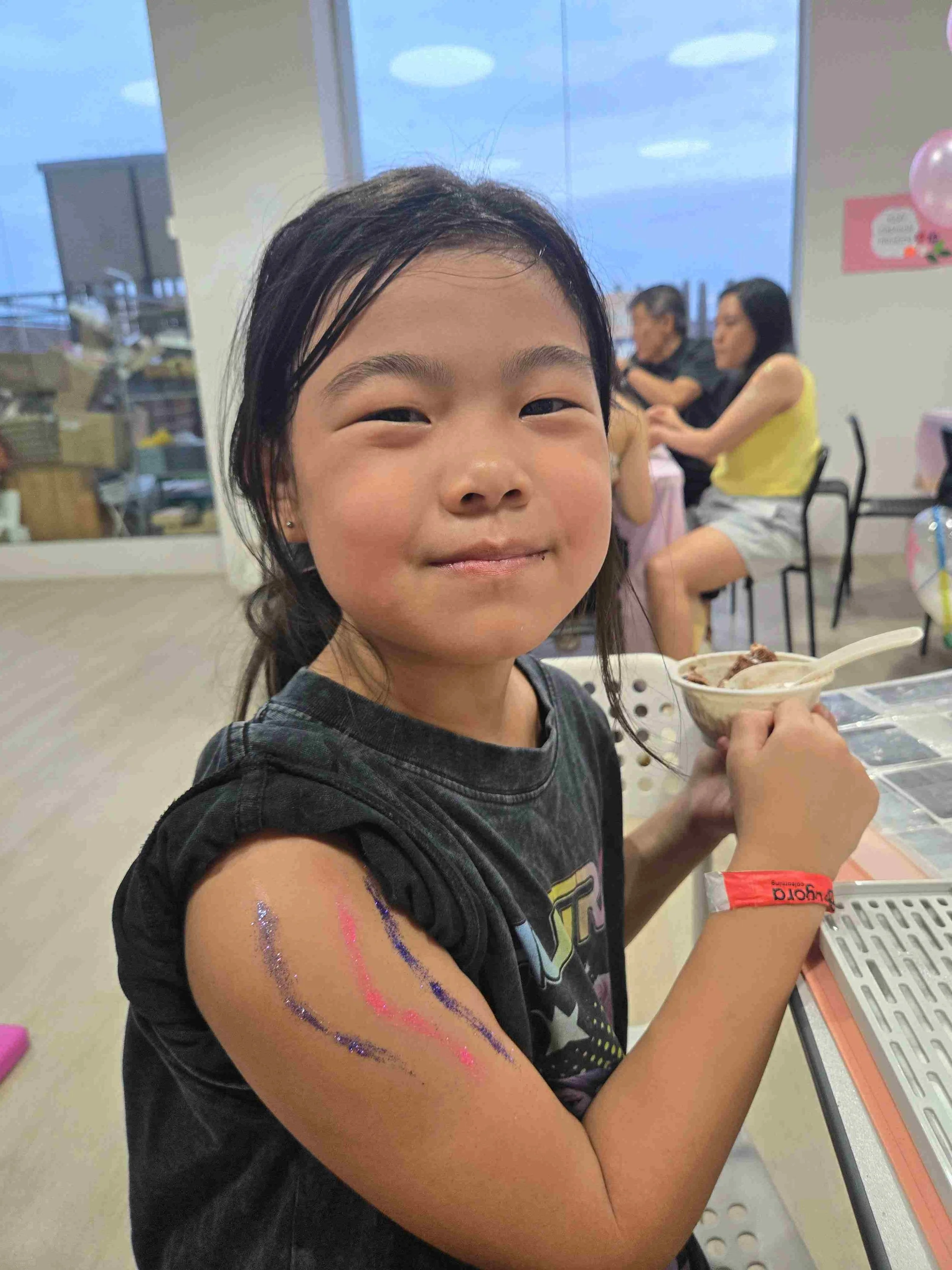 Passion Soul_Glitter Tattoo_Birthday Party_Agora Colearning_Butterfly