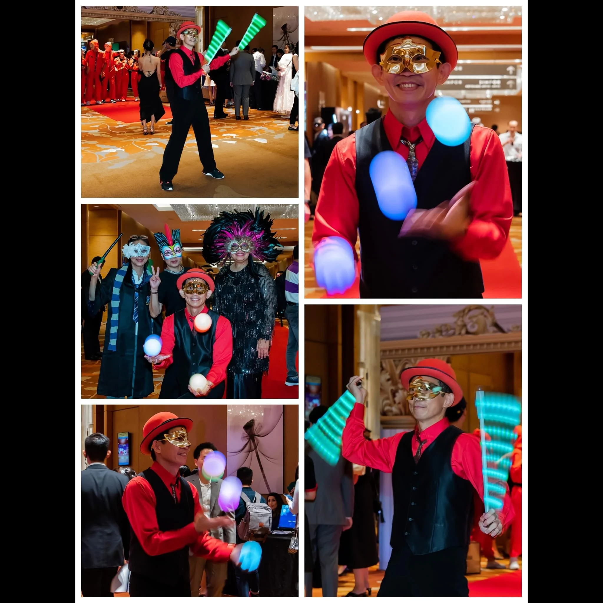 Roving LED Juggler