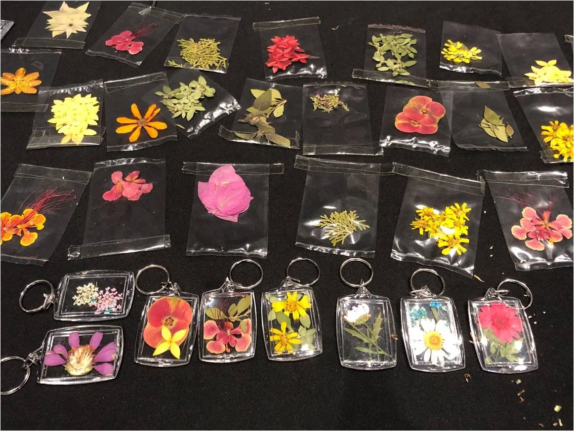 Dried Flower Keychain