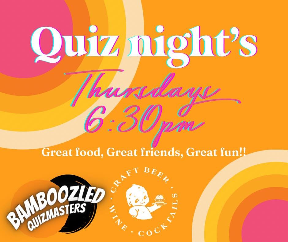 Have you got your booking in for Thursdays, with the cooler weather now on the fire will be also🍔🔥👍
Burger BabyMargaret RiverDoust's CornerBamboozled Quizmasters