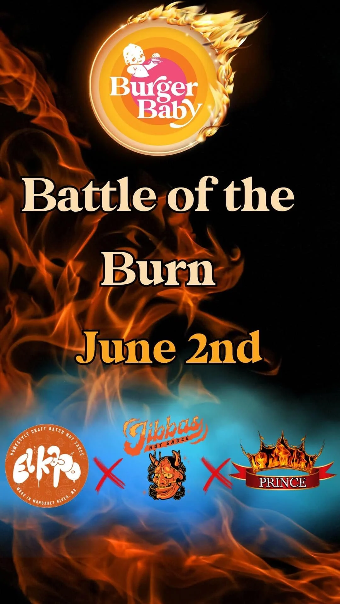 Dropping the mic for the return of the wings!! 
That&rsquo;s right they&rsquo;re coming back!!! 
Nominate yourself or a mate to hello@burgerbabymargs.com for this epic battle of the burn only 10 places available (do you have what it takes?)
 but be s