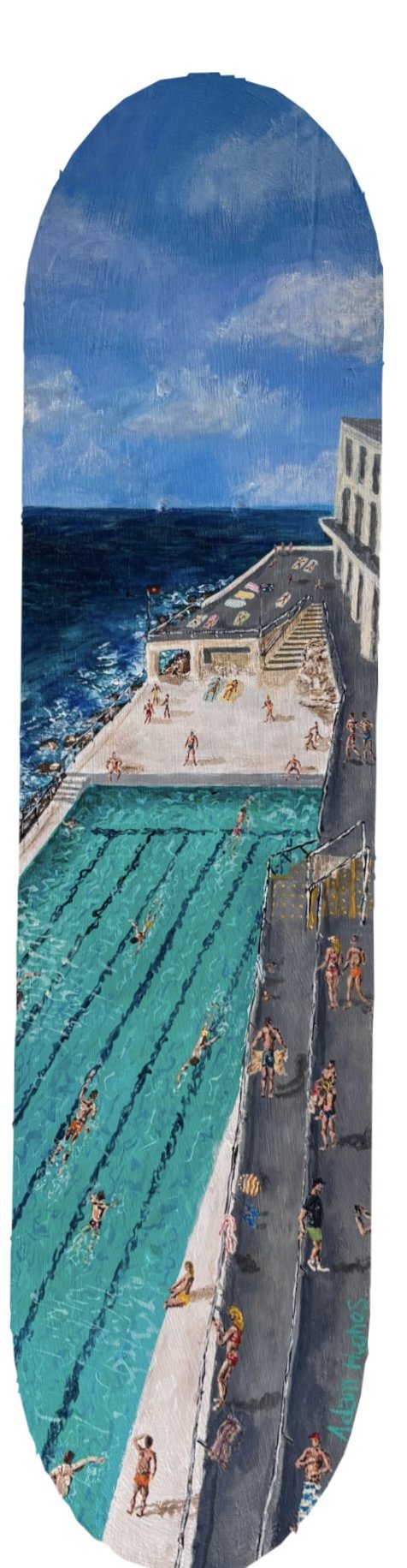 An Icebergs Swim
